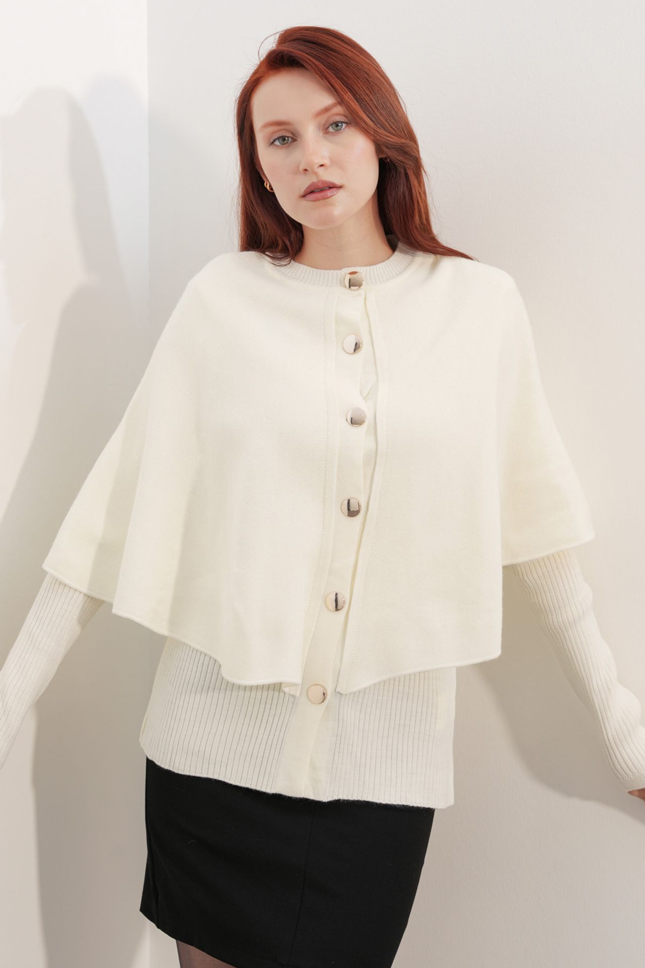 BDART Ribbed Textured Long Sleeve Button-Up Cardigan 1