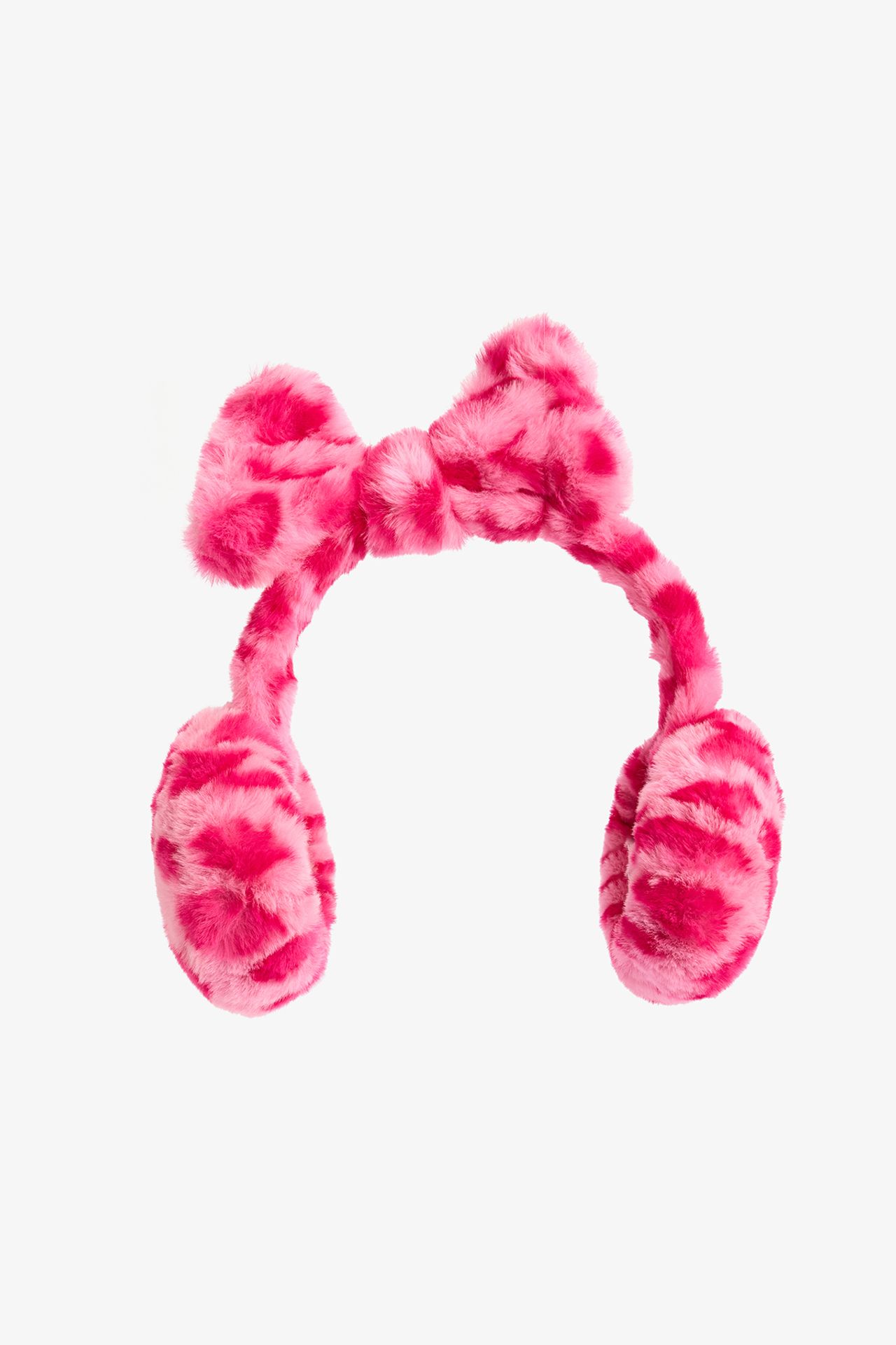 PENTI Girls' Leopard Print Bow Detail Earmuffs 1
