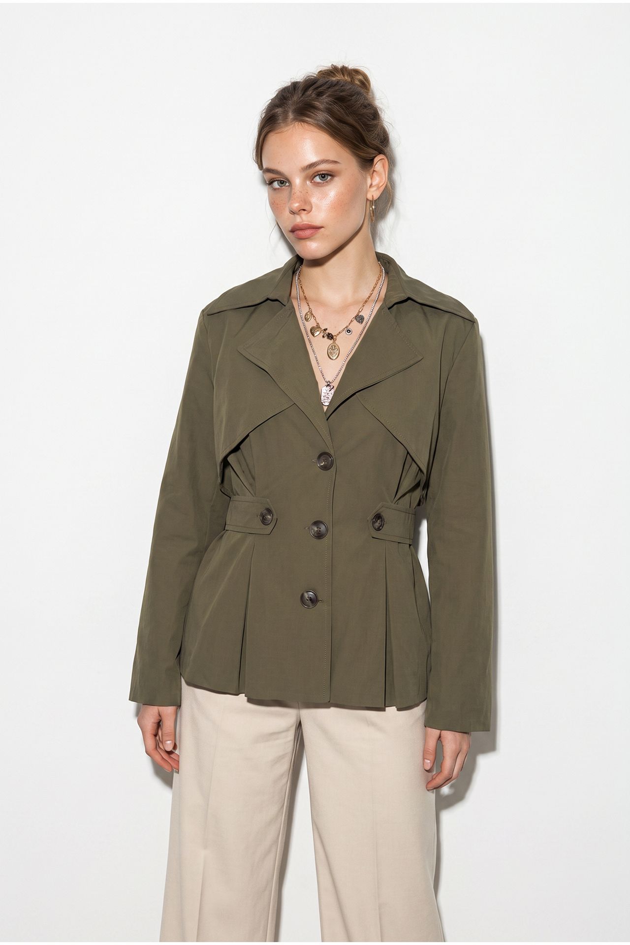 LUCCI Women's Trench Coat 4