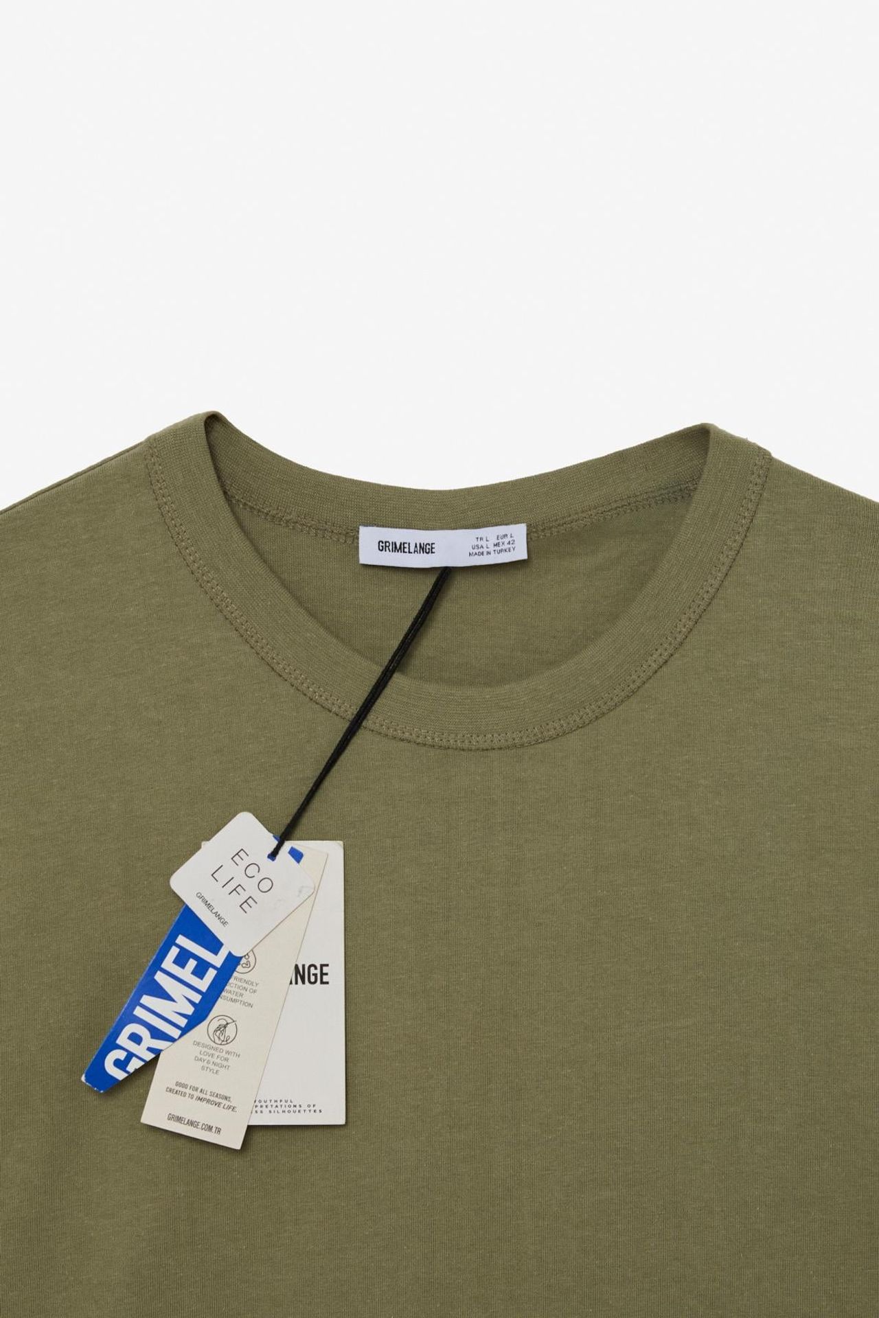 GRIMELANGE Classic Crew Neck T-Shirt 2