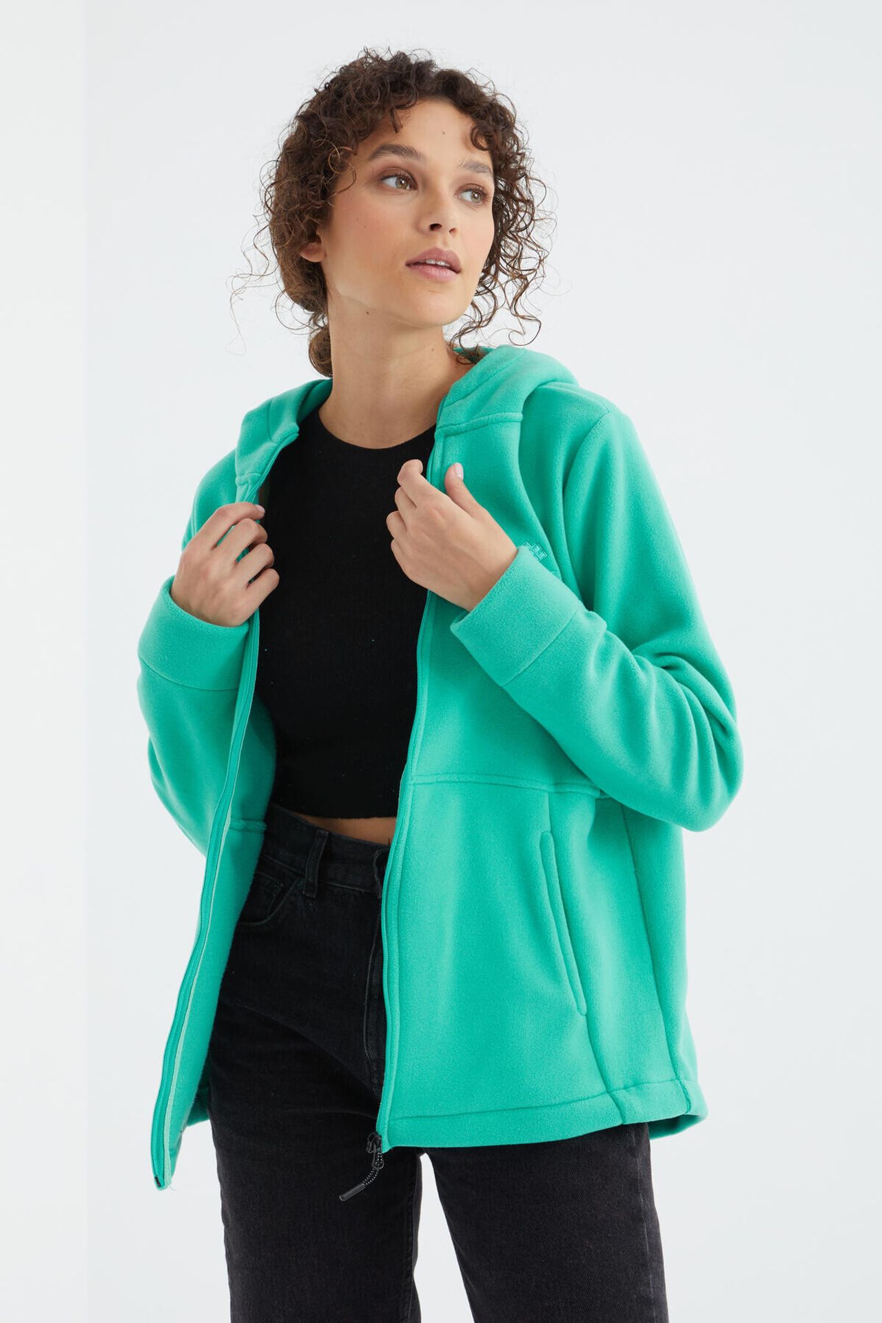 TOMMY Women's Hooded Zip Sweatshirt 3