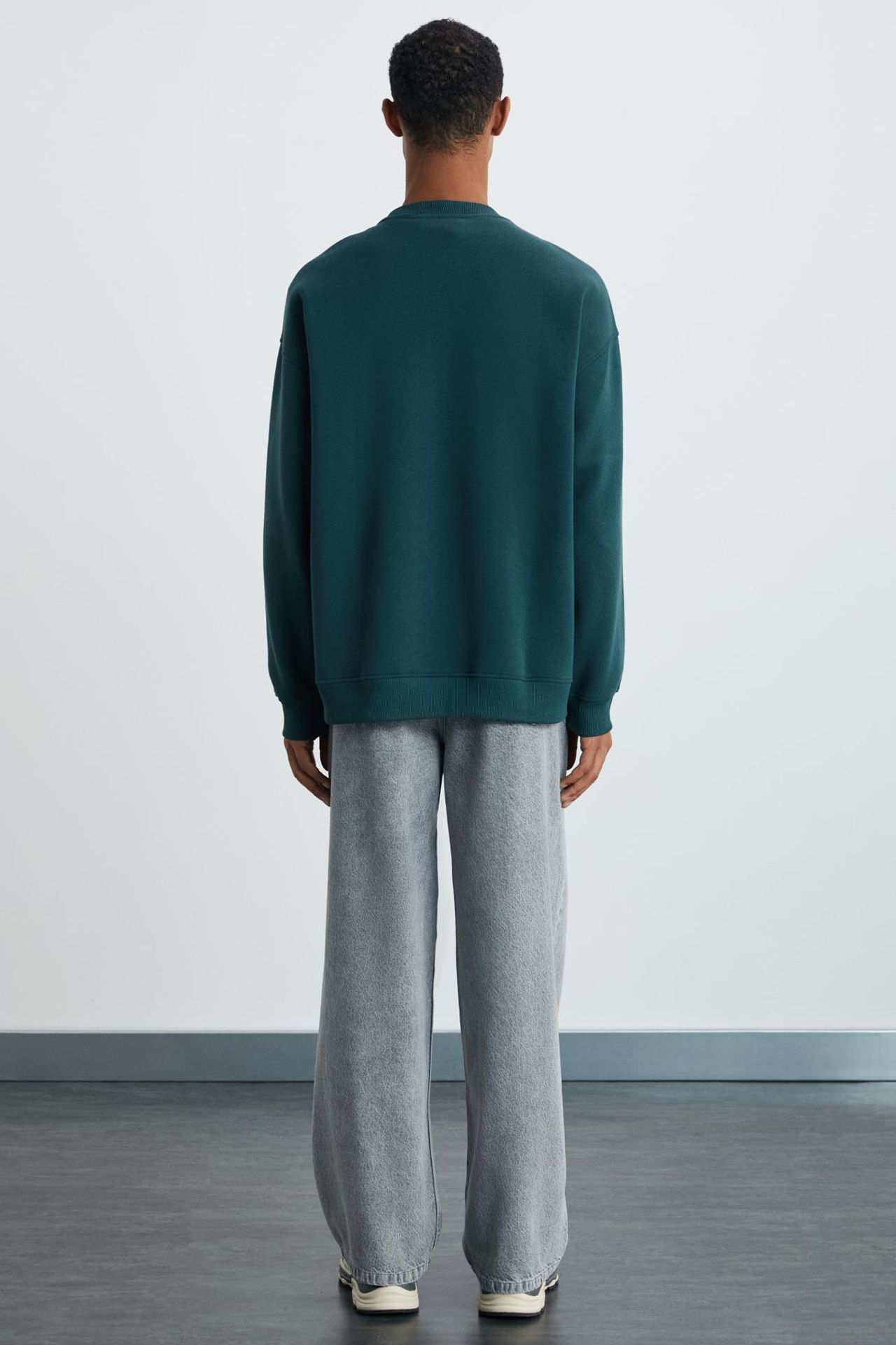 GRIMELANGE Baskılı Bisiklet Yaka Sweatshirt 6
