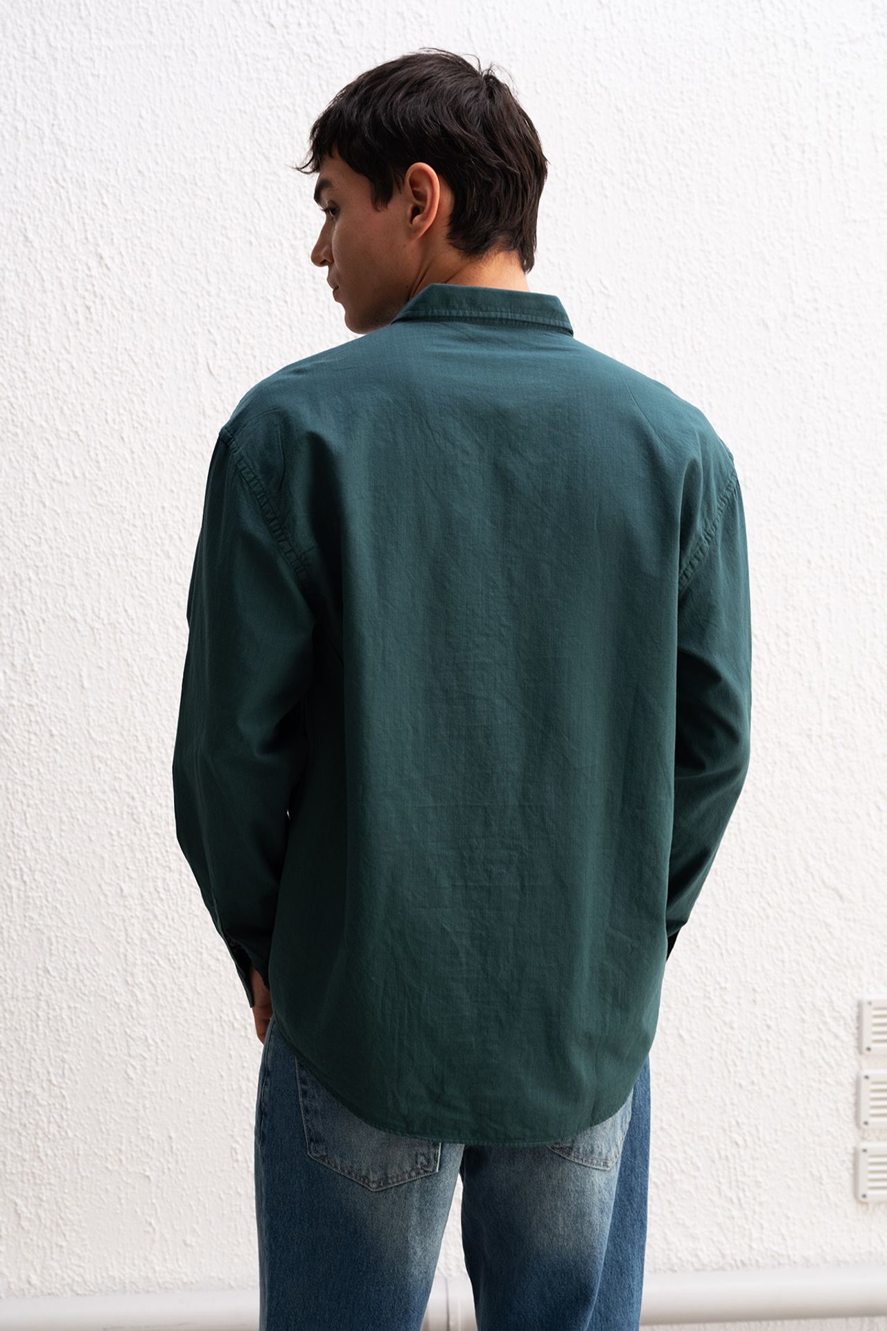 GIESTO Cotton Oversized Button-Up Shirt 2