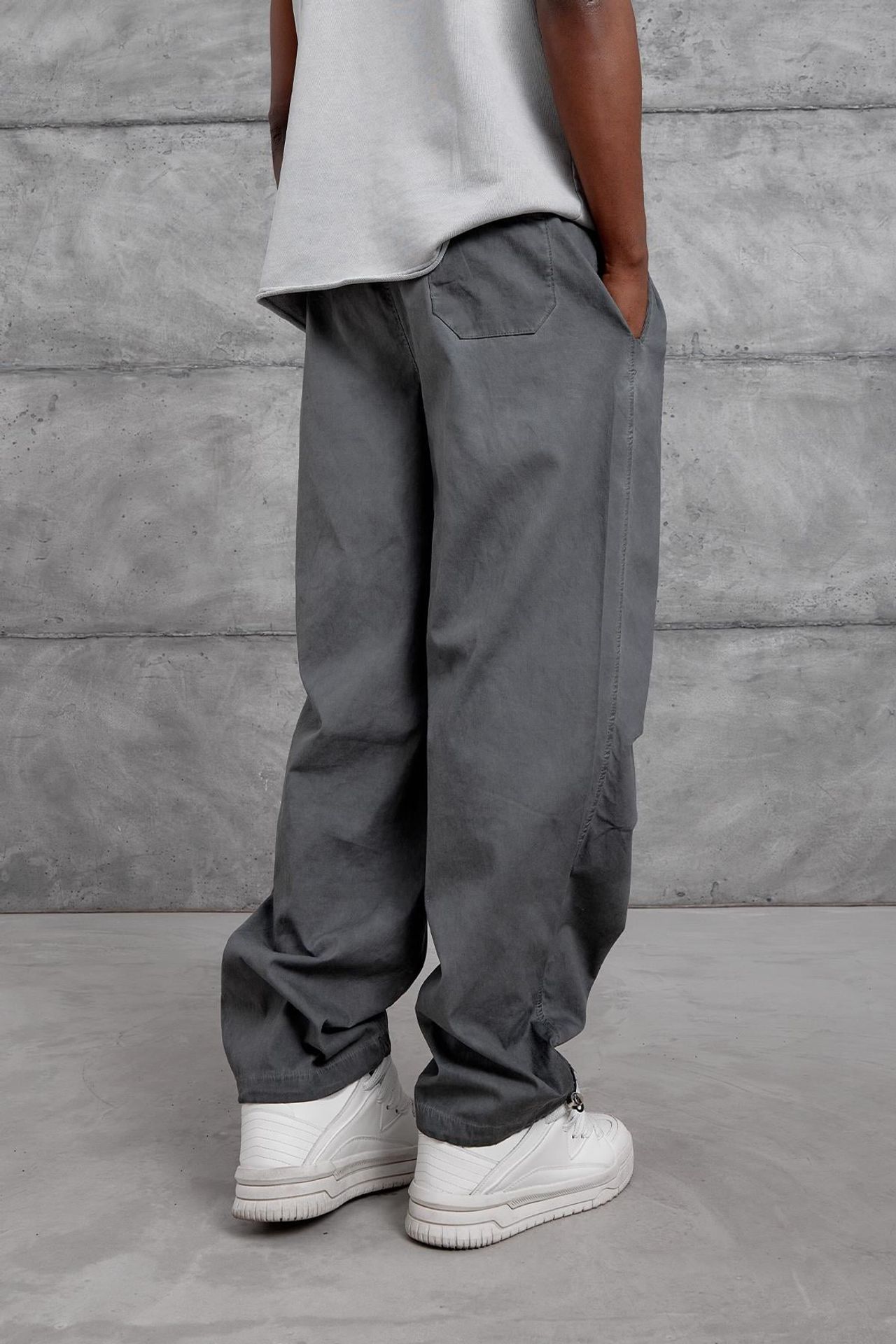 NOMARC Geniş Paça Büzgülü Pantolon 4