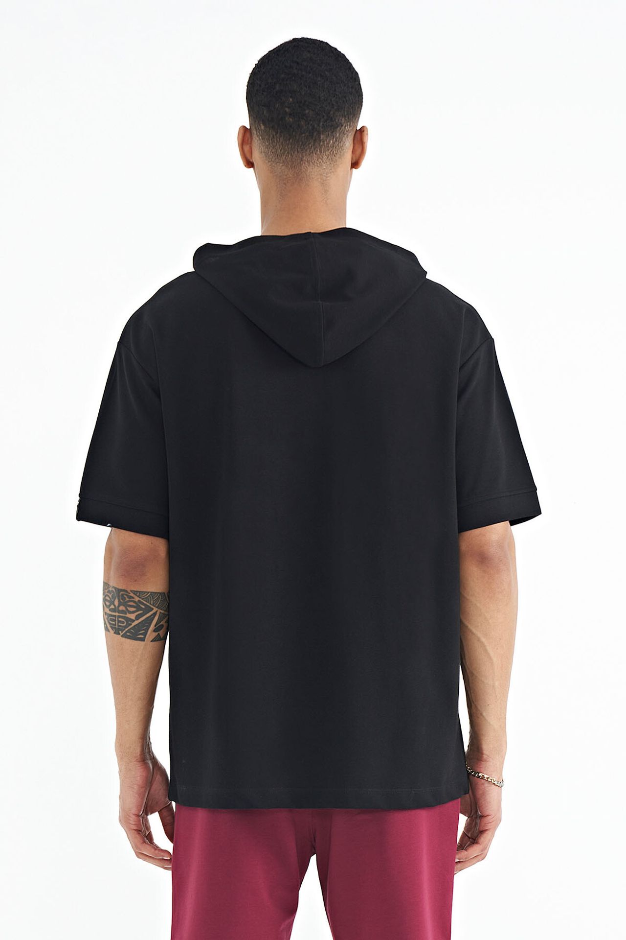 TOMMY Oversized Hooded Short-sleeve T-shirt 6