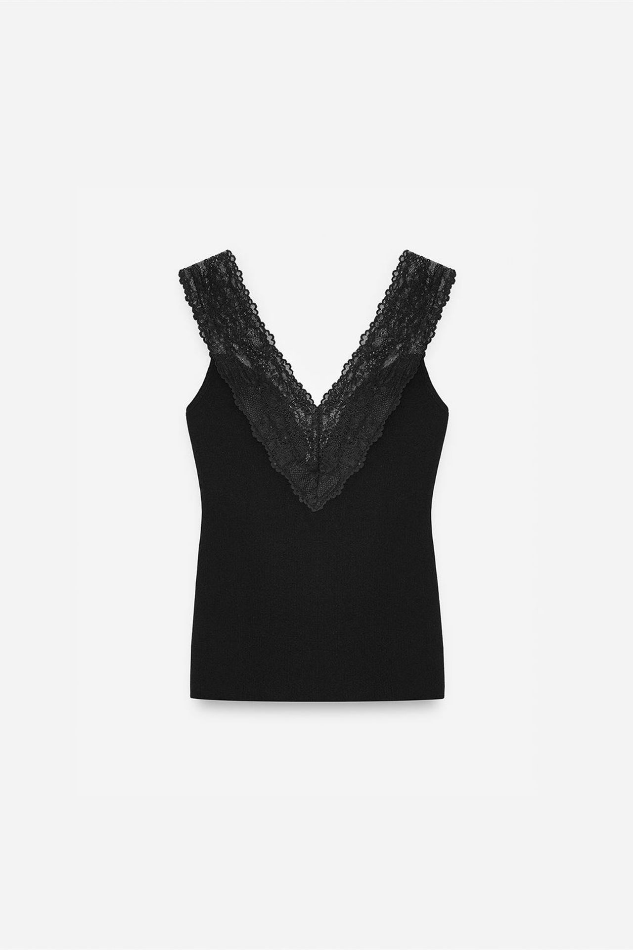 DILVIN Fitted Sleeveless Lace Blouse 6