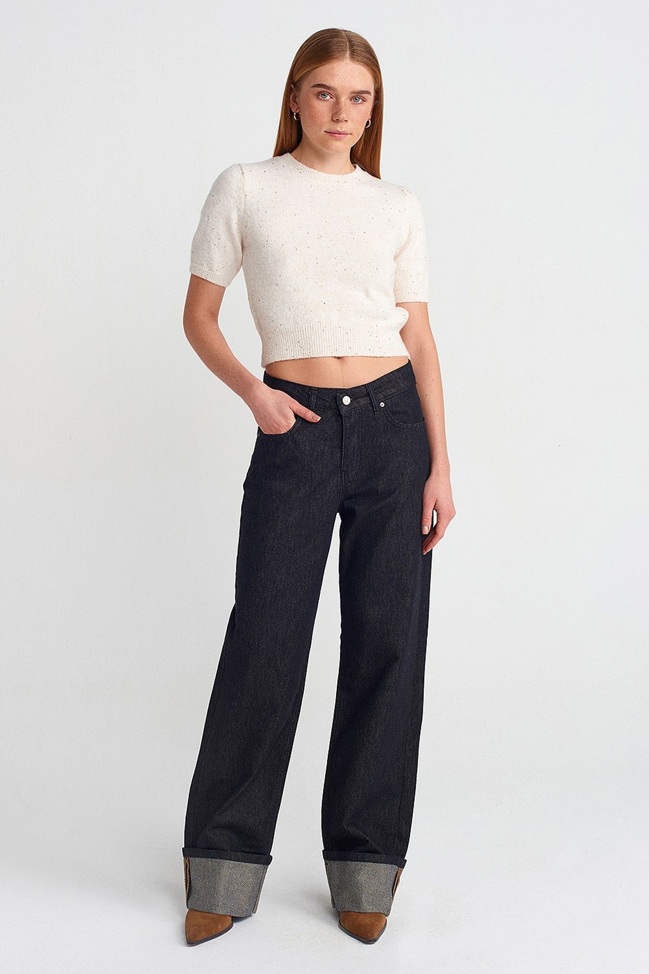 DILVIN Women's Wool Blend Sweater 3