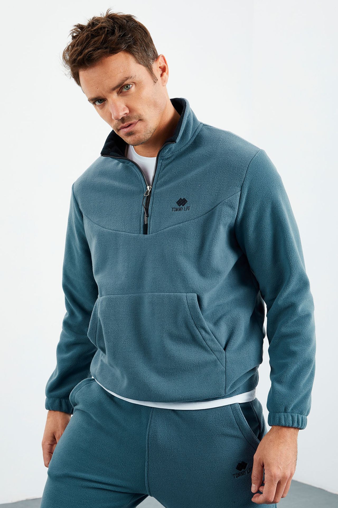 TOMMY Men's Two-piece Plush Tracksuit 3