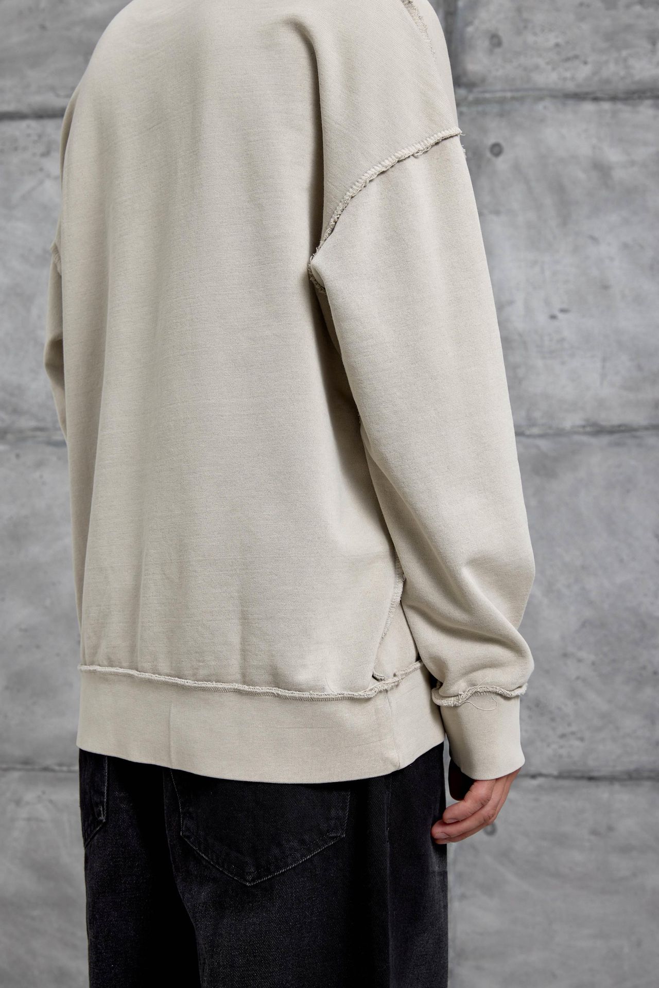 NOMARC Baskılı Oversize Bisiklet Yaka Sweatshirt 3