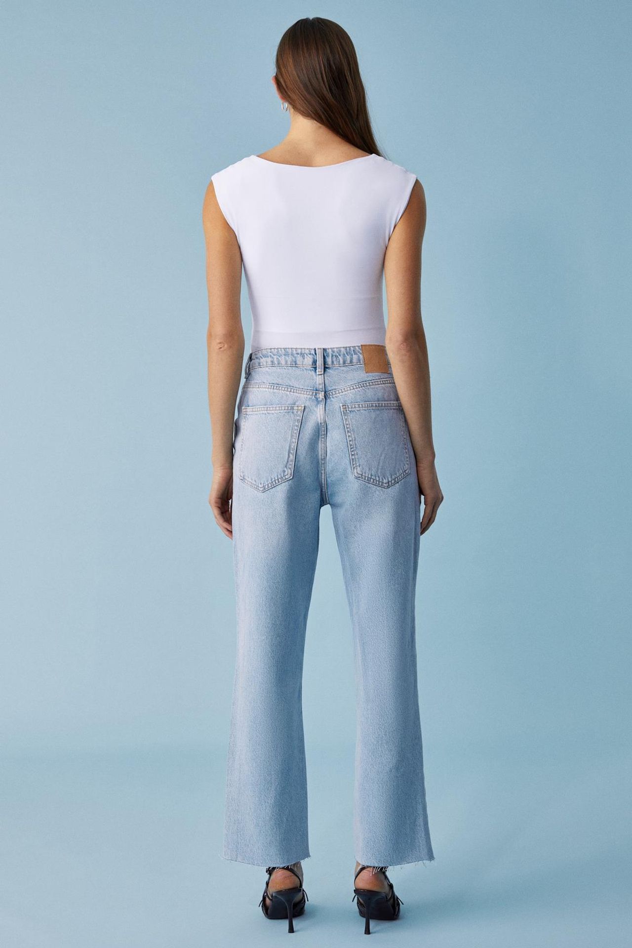 GRIMELANGE Square Neck Shirred Bodysuit 5