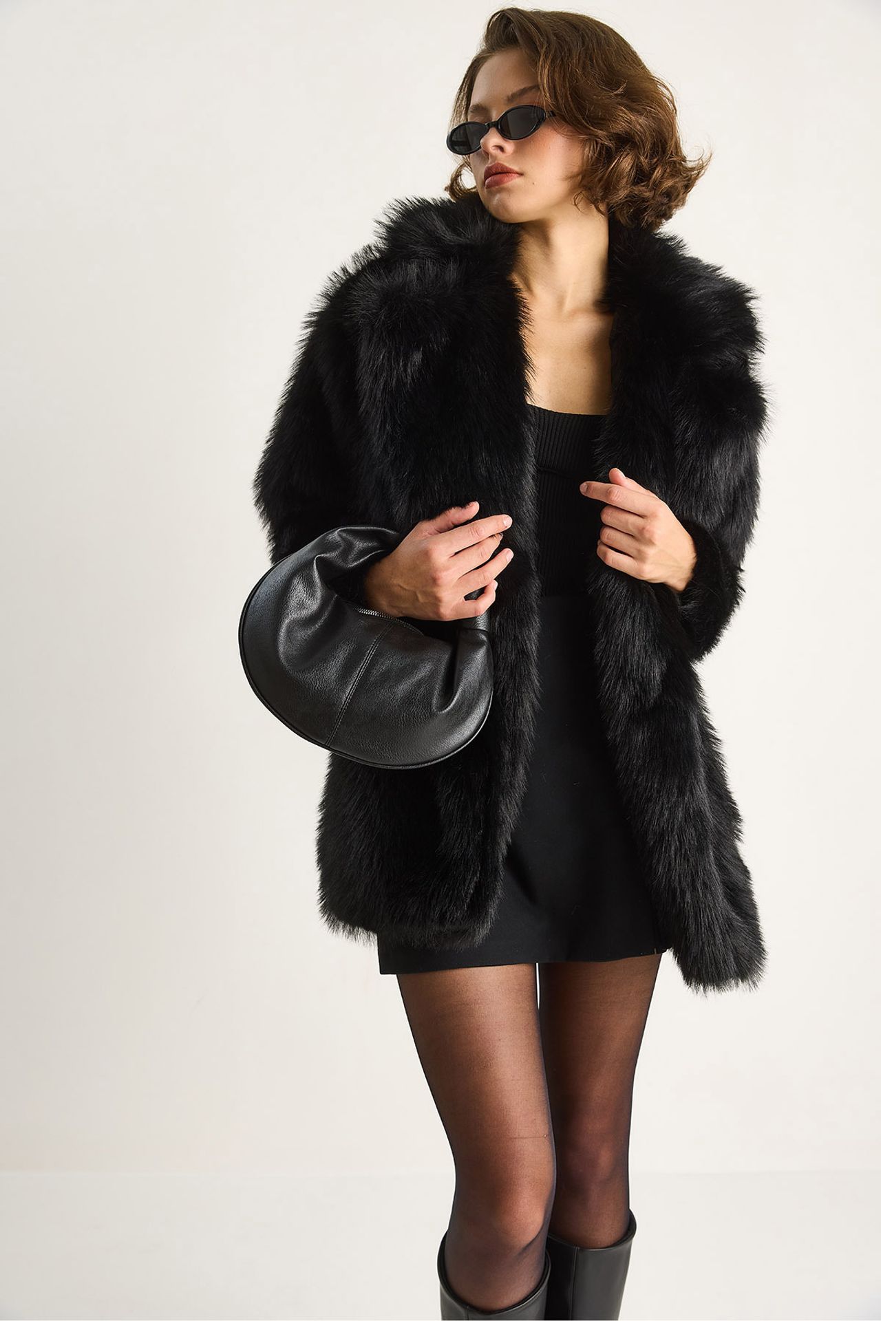 LUCCI Faux Fur Coat