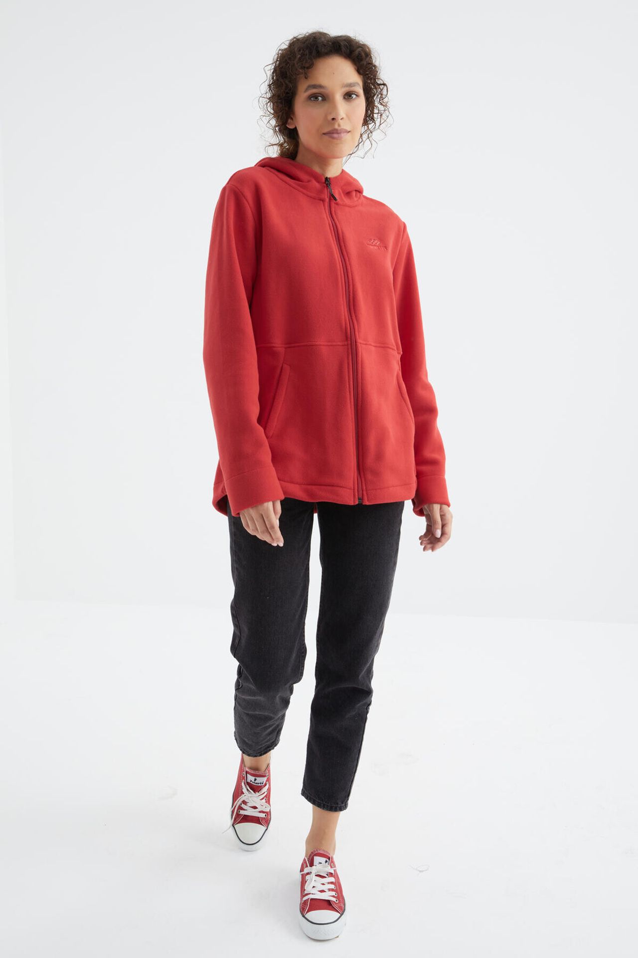 TOMMY Women's Hooded Zip Sweatshirt