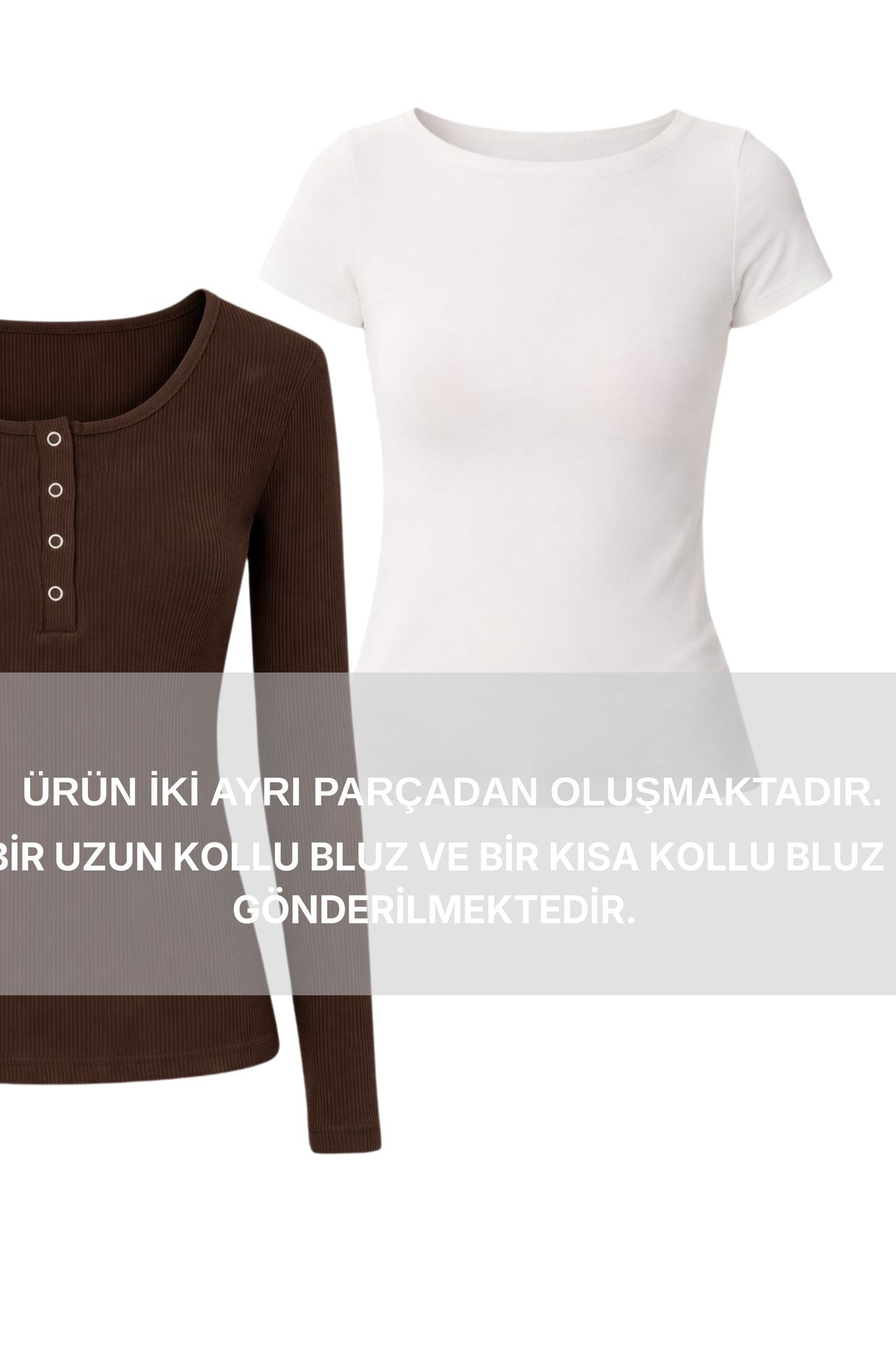 ISTANBUL Slim Fit Ribbed Button-Up Long Sleeve Blouse 6