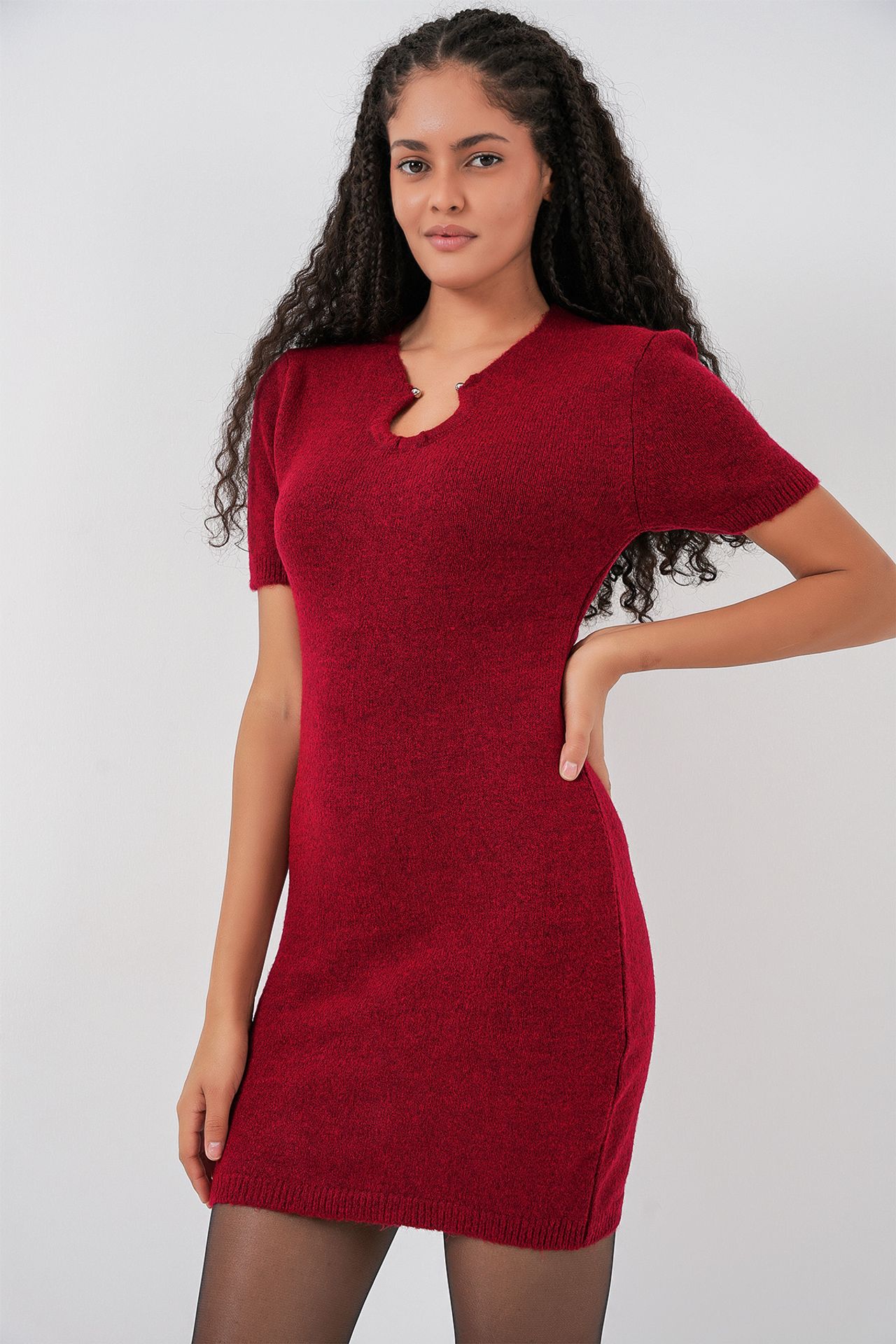 BDART Accessory Detail Bodycon Mini Knitwear Dress 4