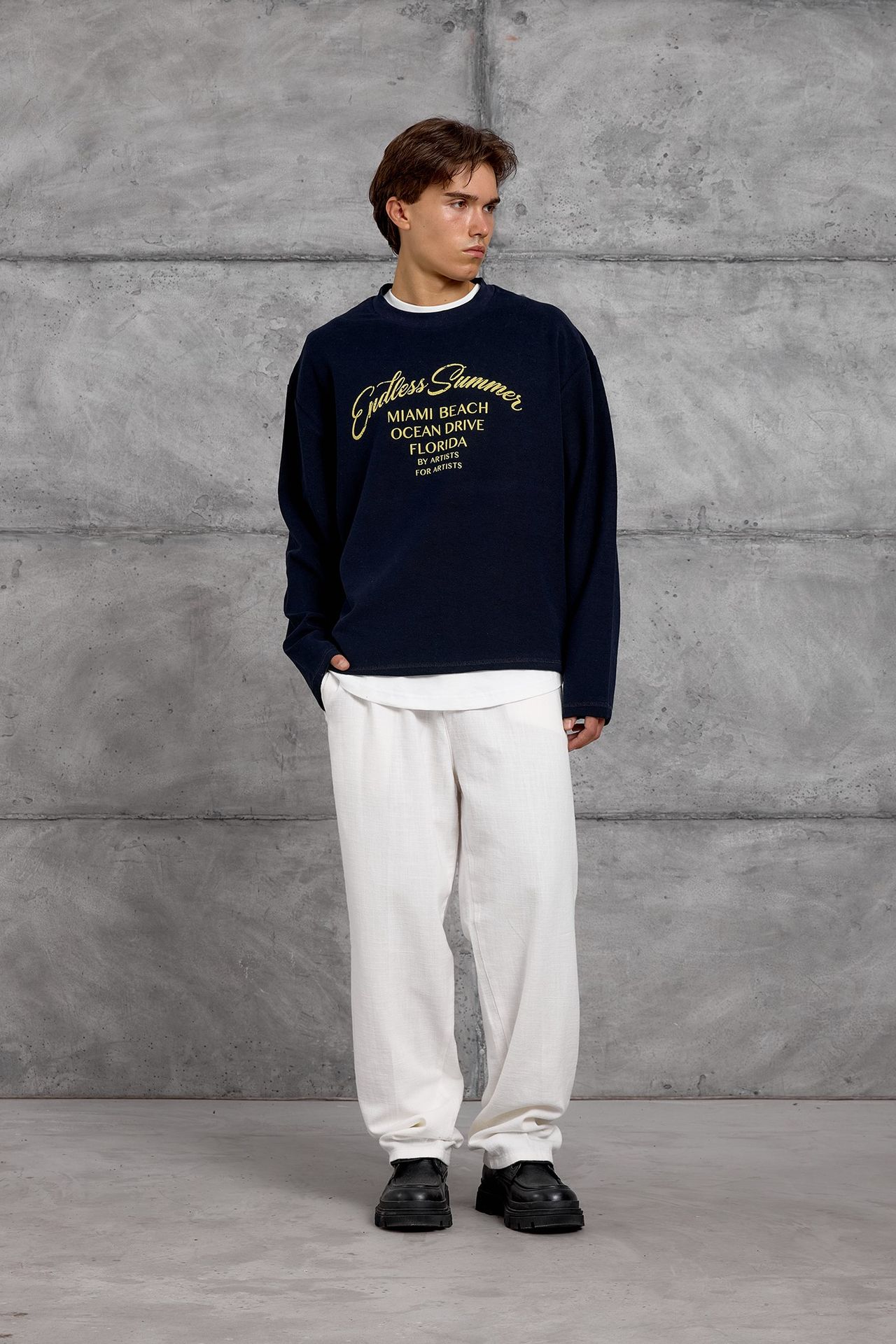 NOMARC Rahat Bisiklet Yaka Sweatshirt 1