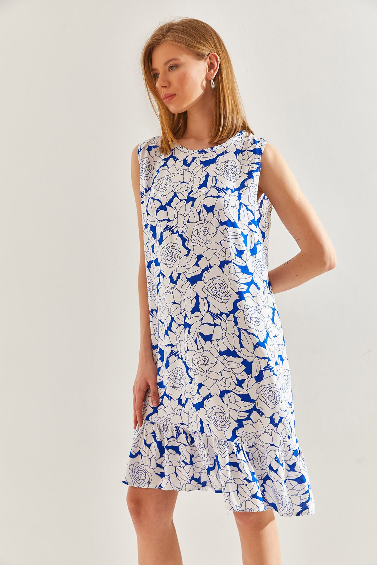LUCCI Floral A-Form Dress