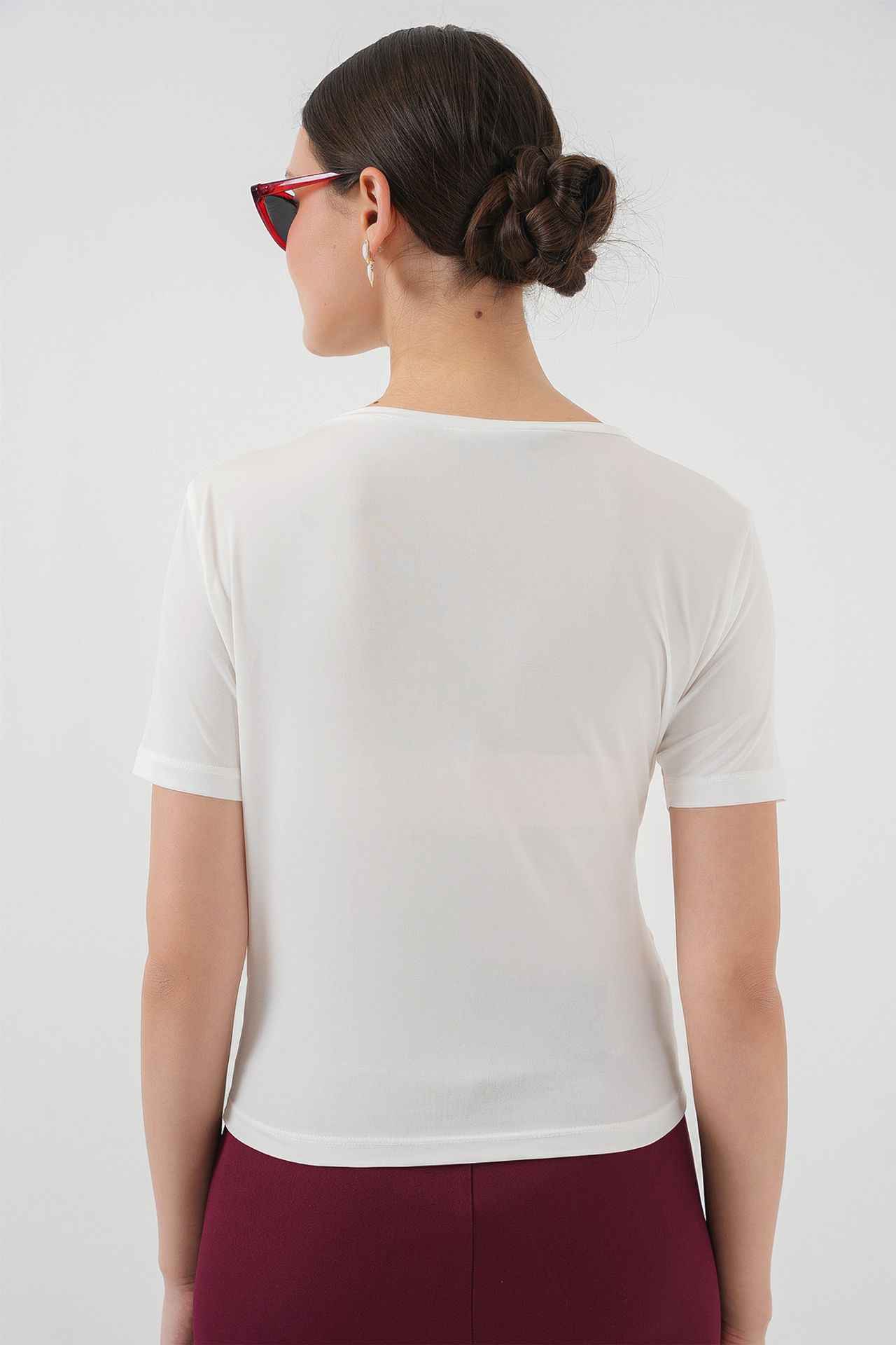 BDART Fitted Cowl Neck Blouse 6