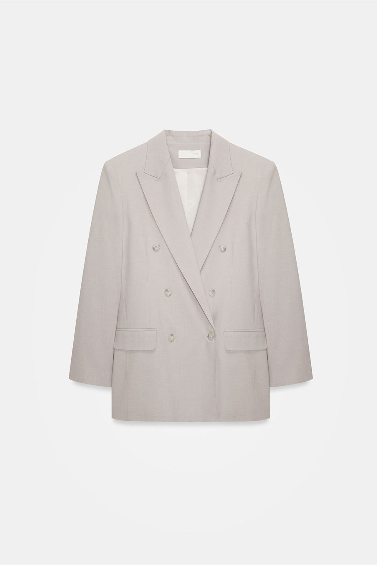 DILVIN Long Crepe Blazer Jacket 5