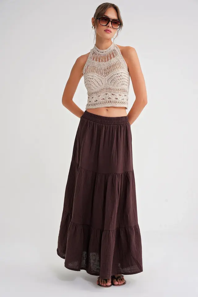 Mixray Maxi Cotton Skirt