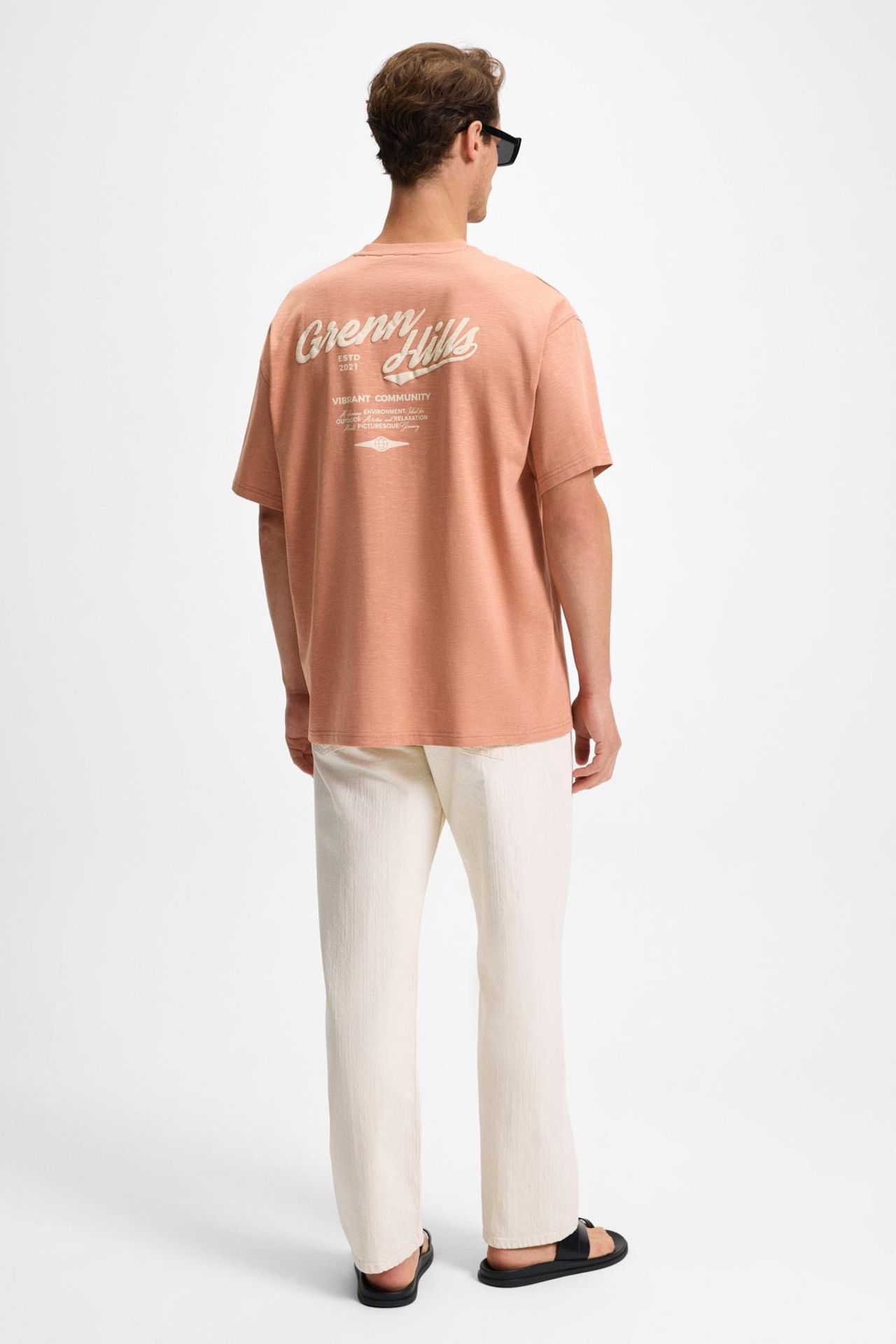 GRIMELANGE Oversized Crew Neck Logo T-Shirt 5