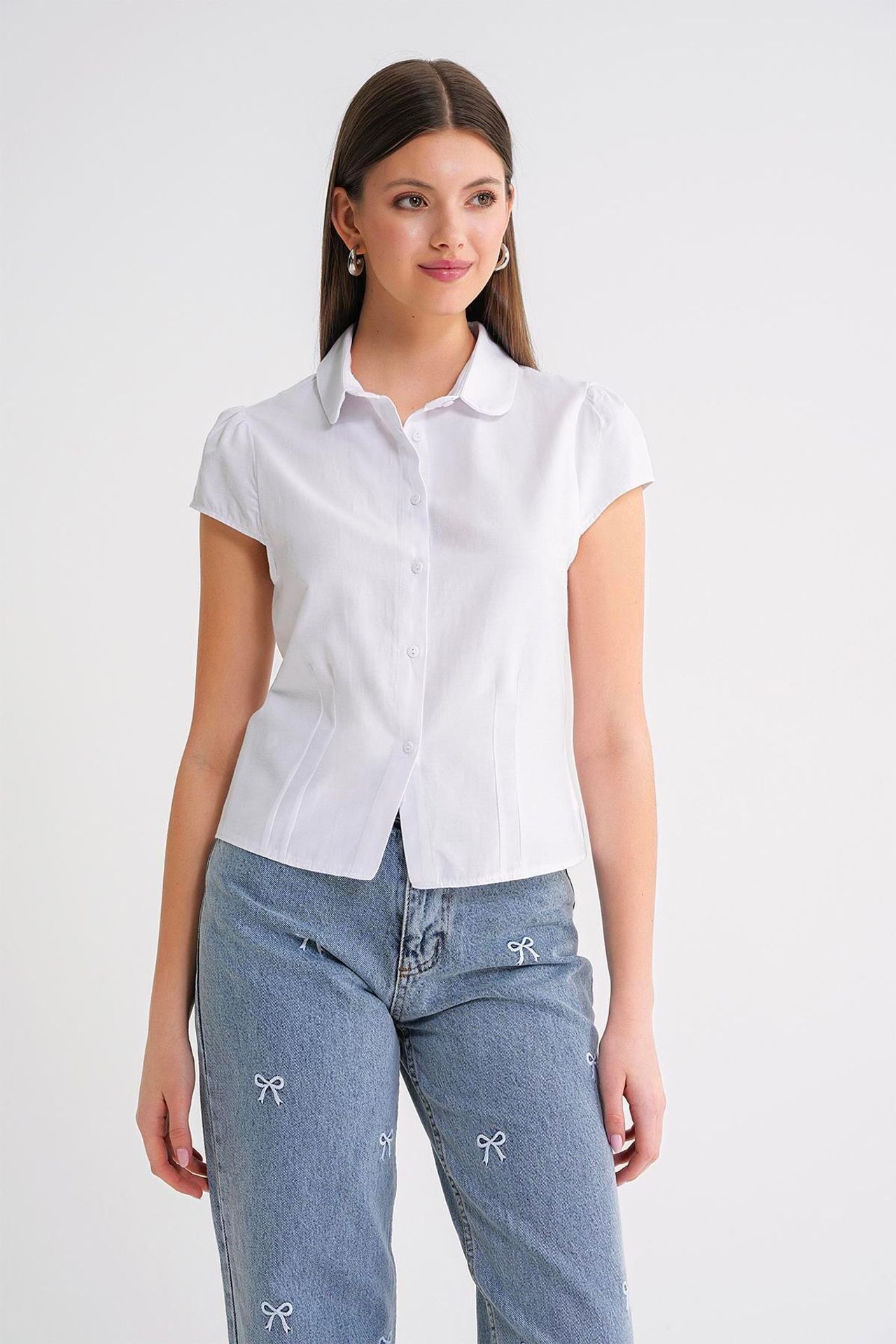 Mixray Slim Fit Poplin Shirt 4
