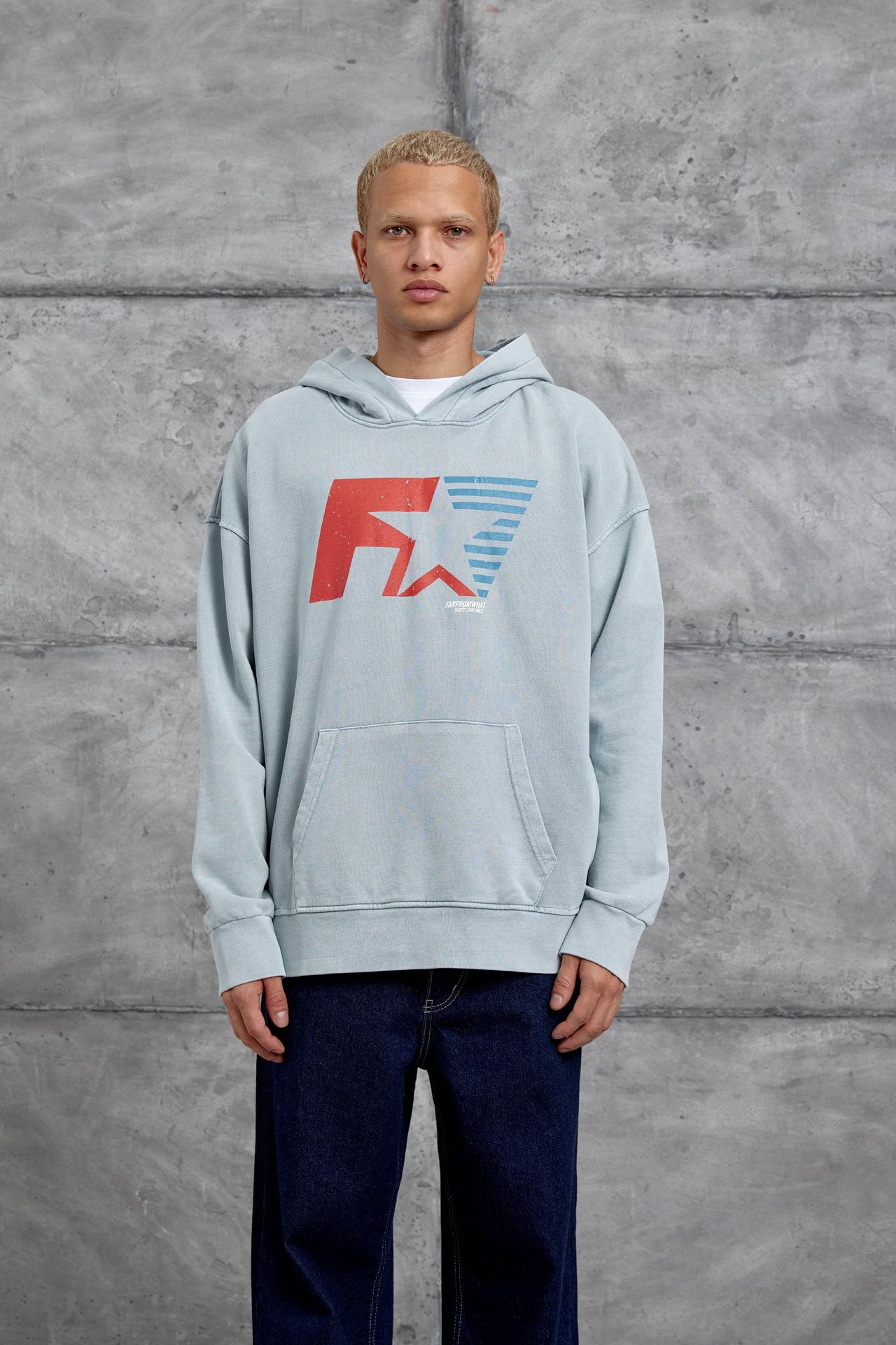 NOMARC Bol Kesim Kapüşonlu Logolu Sweatshirt 1