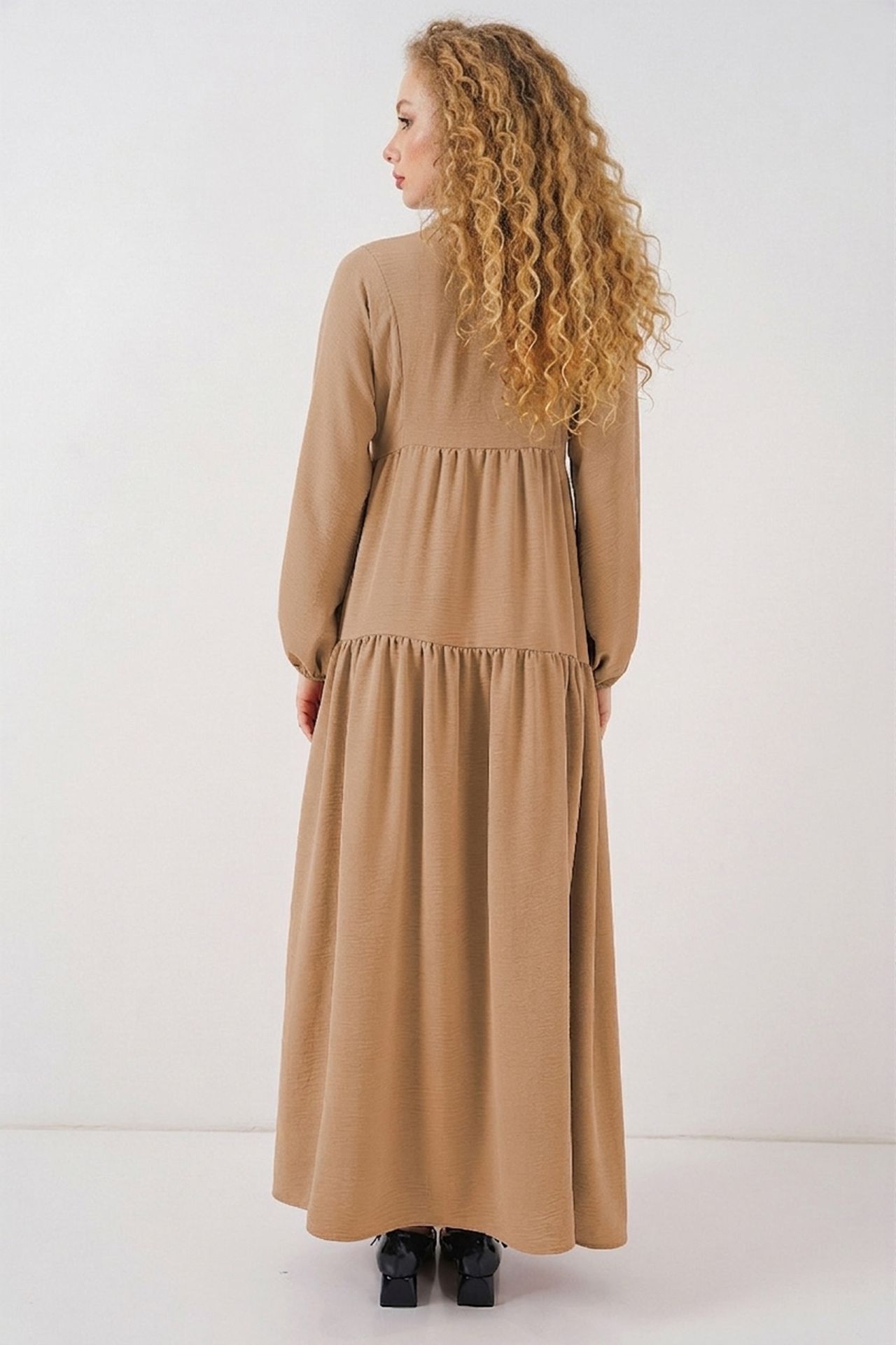 BDART Printed V-Neck Maxi Dress