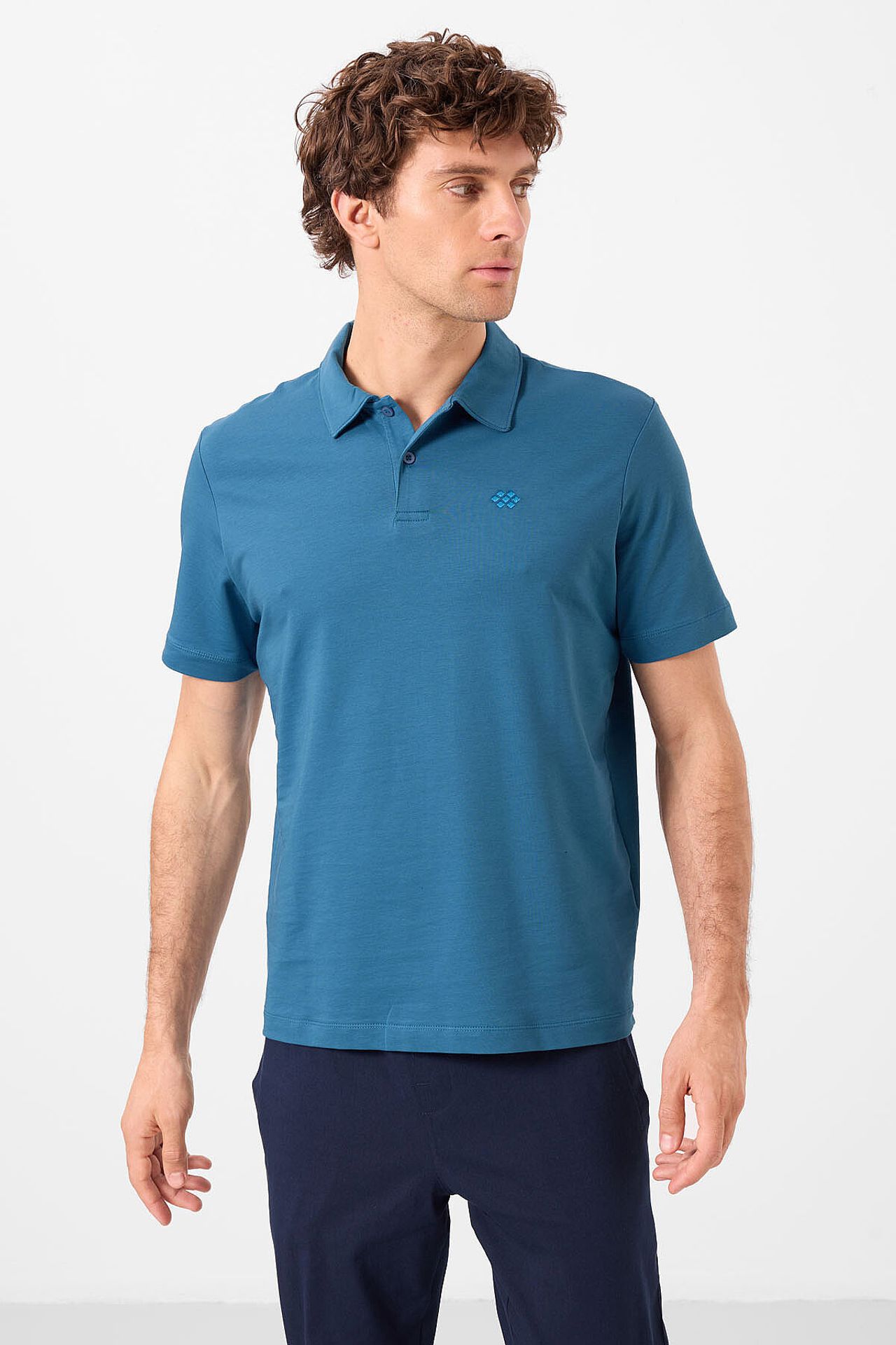 TOMMY Men's Cotton Elastane Polo T-Shirt 5
