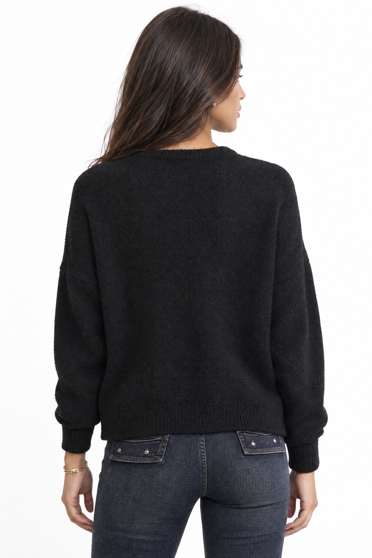 Mixray Buttoned Ribbed Knit Cardigan 3