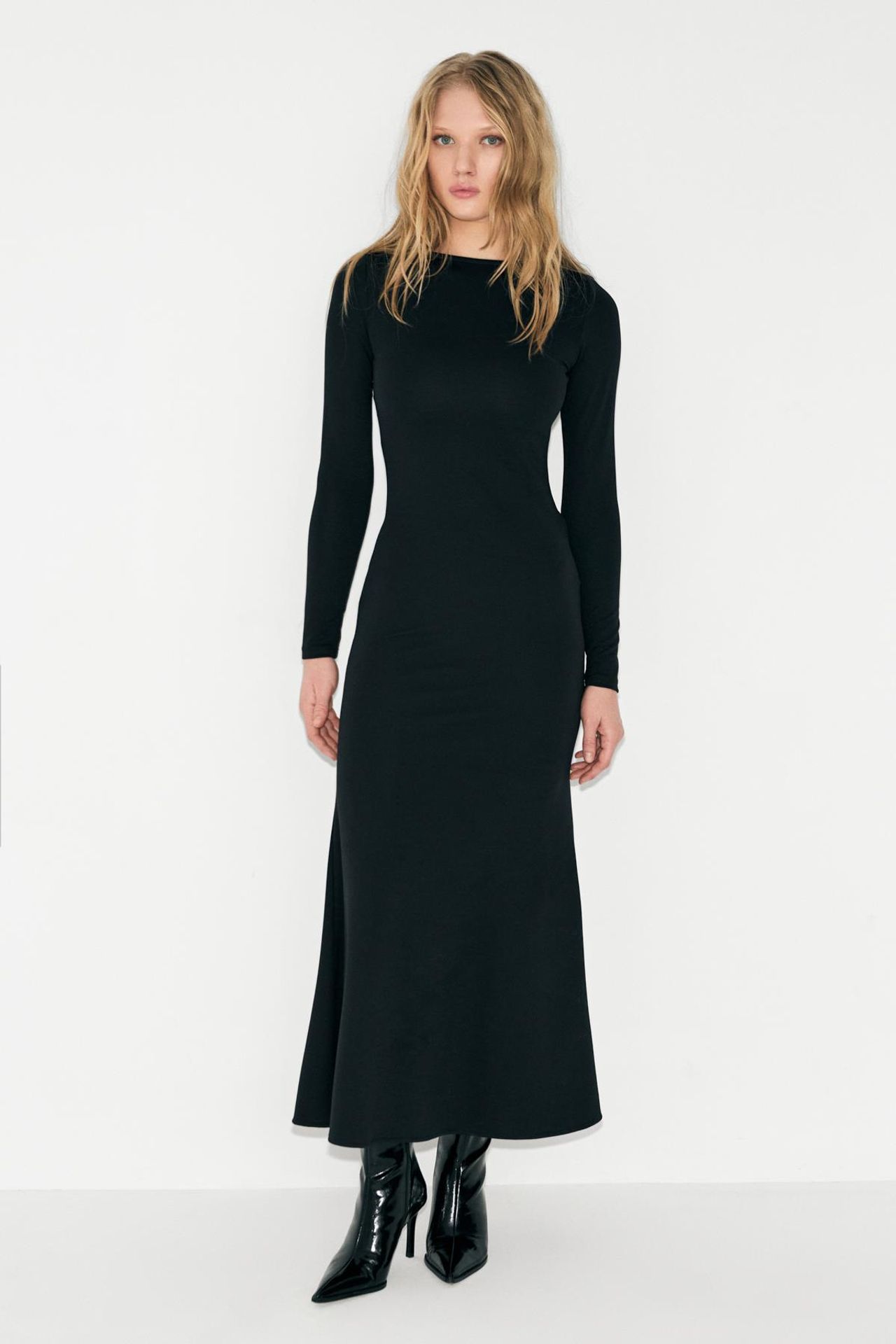 GRIMELANGE Long Straight Maxi Dress 4