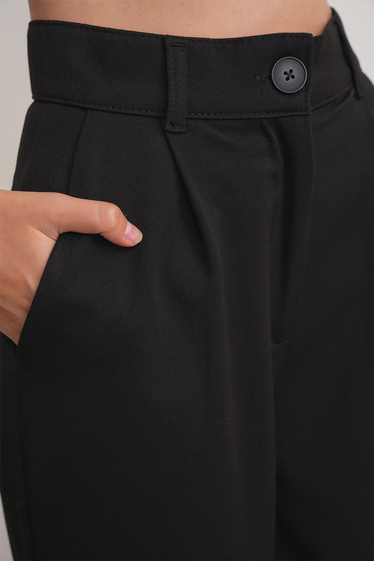 Mixray Pleated Palazzo Pants with Pockets 6