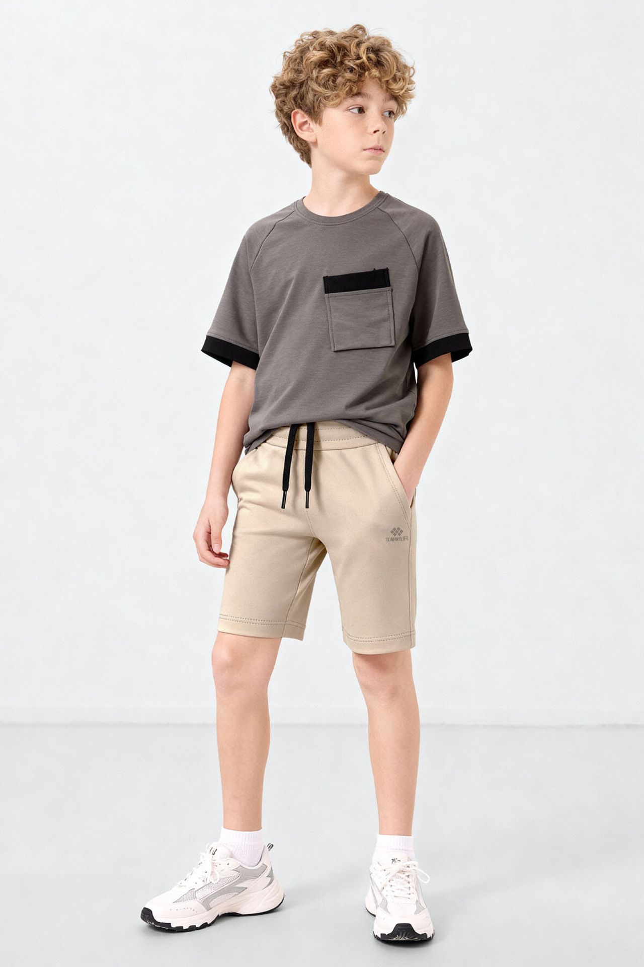 TOMMY Youth Drawstring Waist Shorts 2