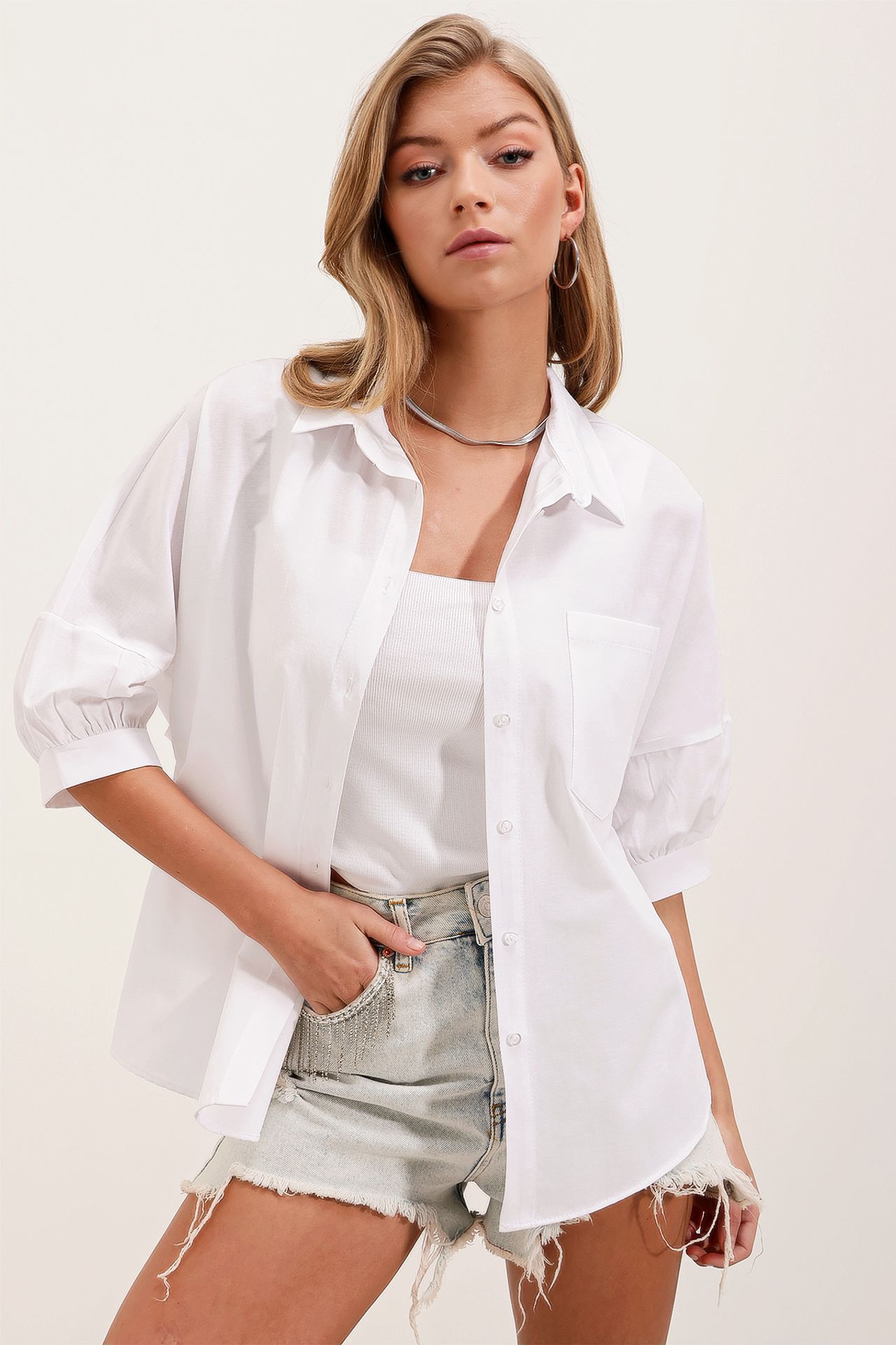 BDART Loose Fit Poplin Shirt with Pocket 1