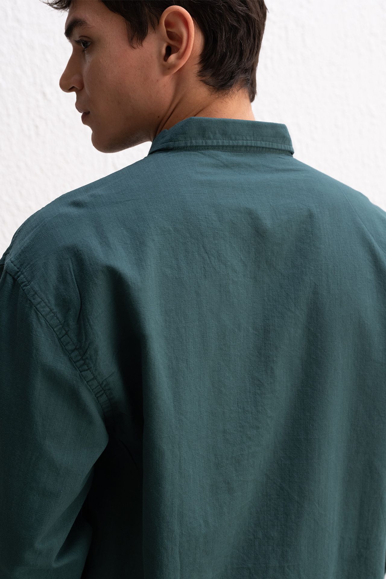 GIESTO Cotton Oversized Button-Up Shirt 3