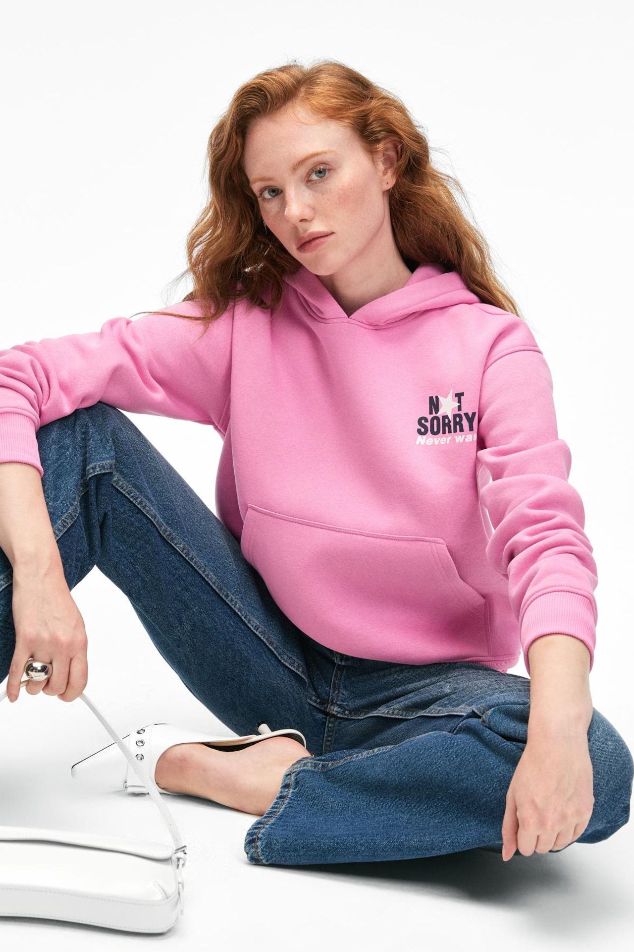 GRIMELANGE Oversized Hooded Printed Sweatshirt 4