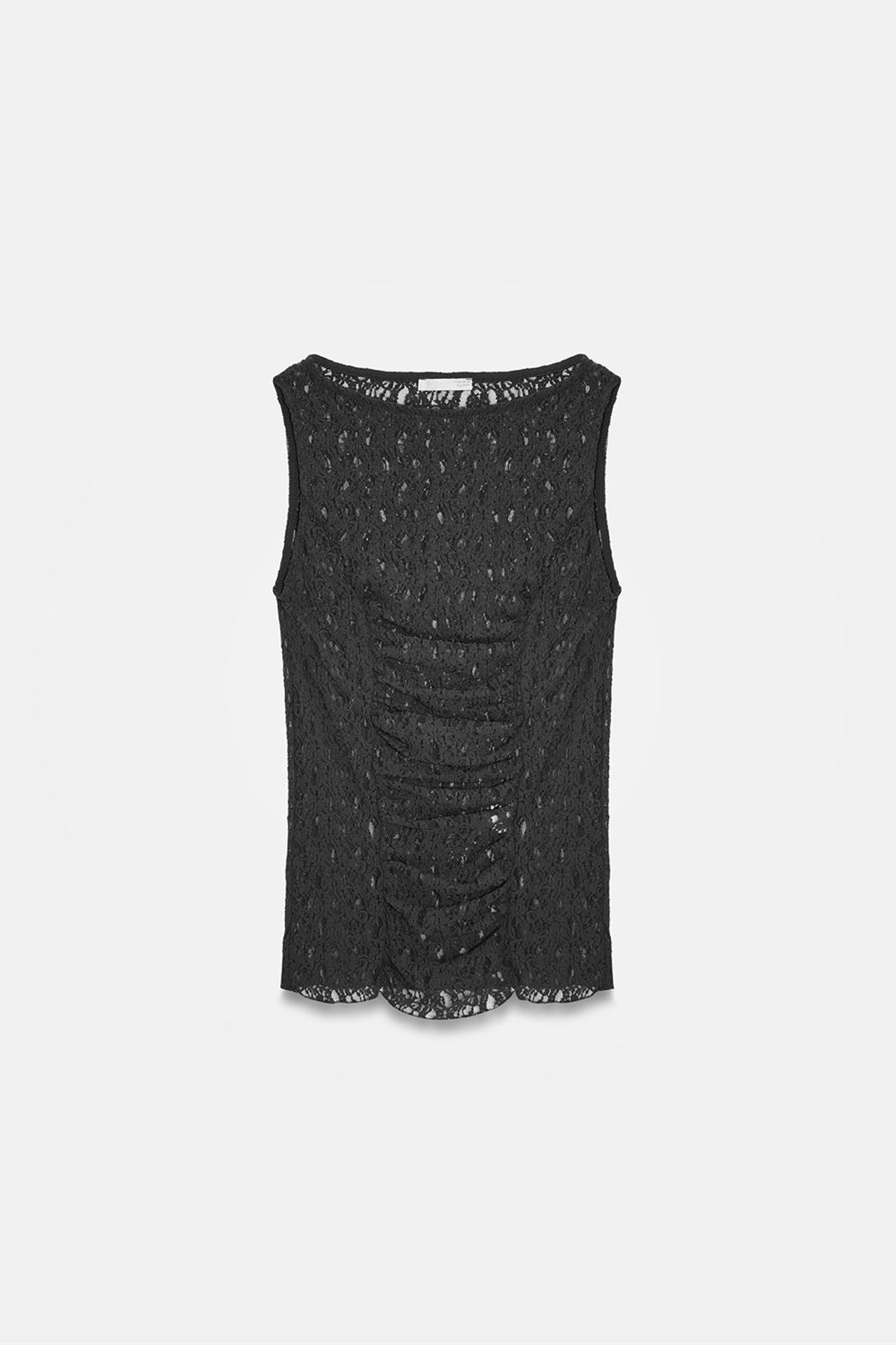 DILVIN Fitted Lace Sleeveless Blouse 5