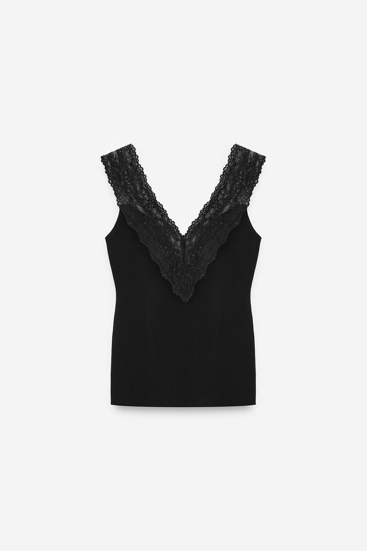 DILVIN Fitted Sleeveless Lace Blouse 5