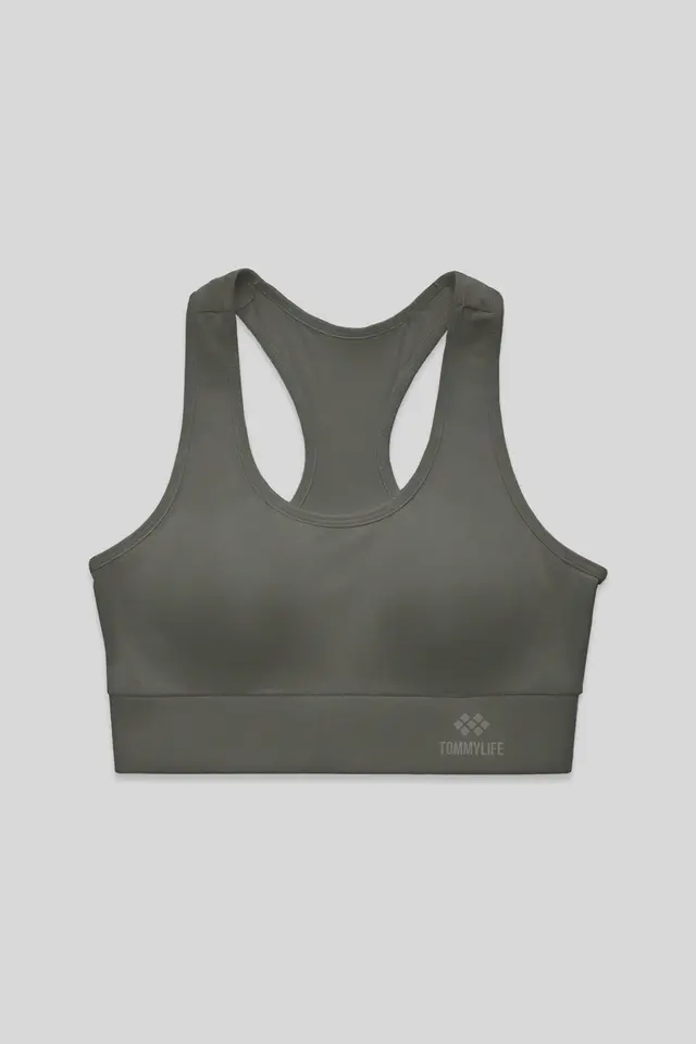 TOMMY Sleeveless Cropped Fitted Sports Top