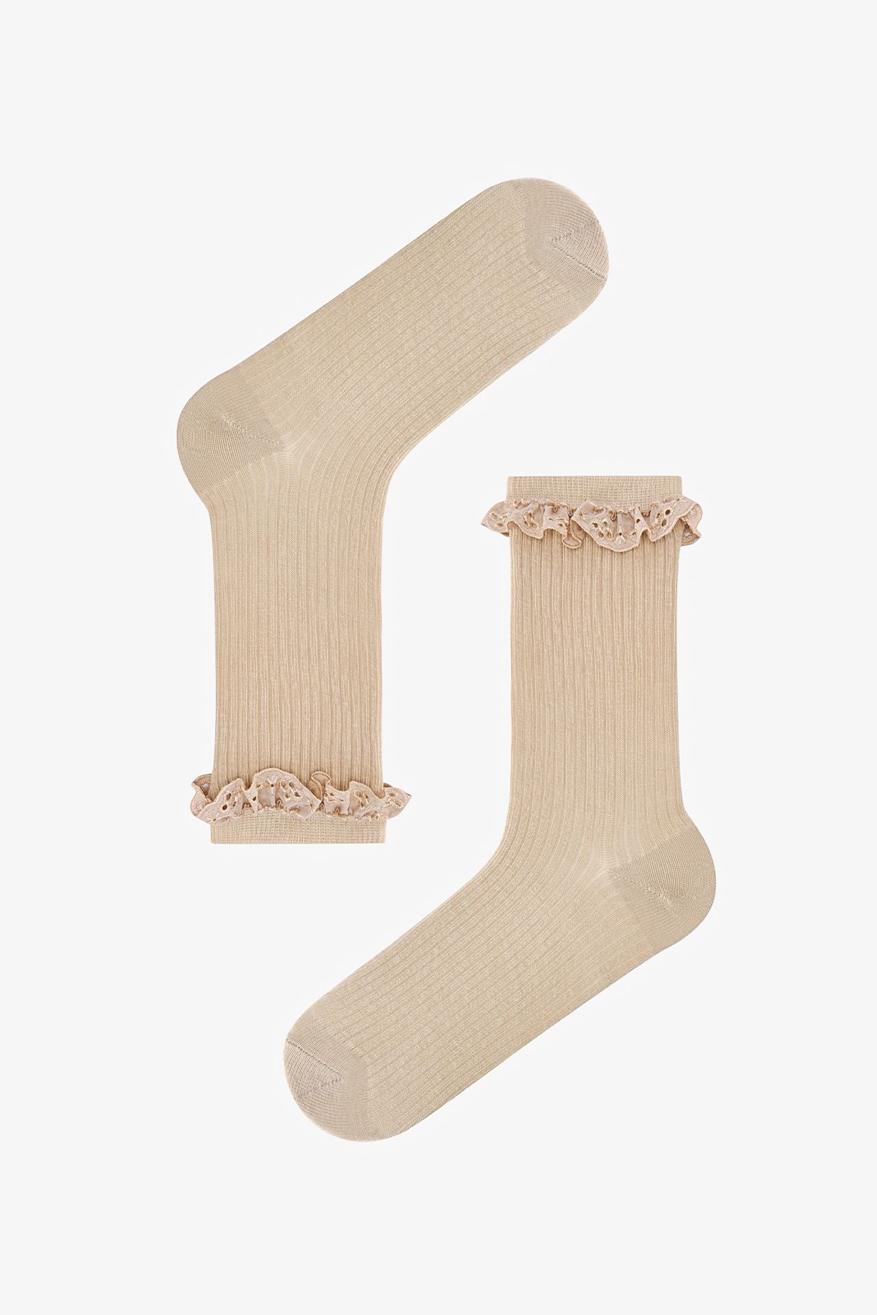 PENTI Chic Lace Crew Socks 2