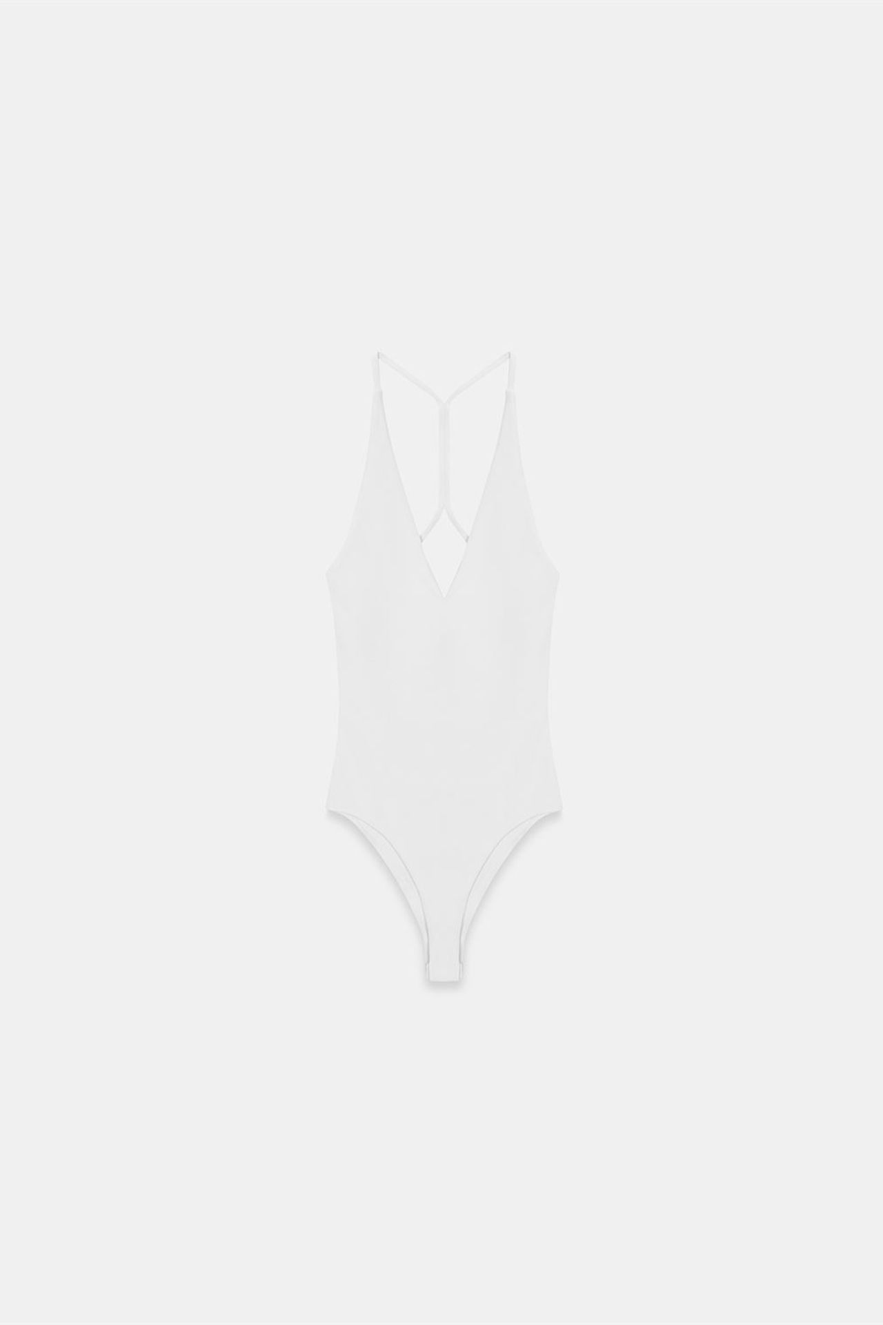 DILVIN Slim Fit Cut-Out Halter Bodysuit 5