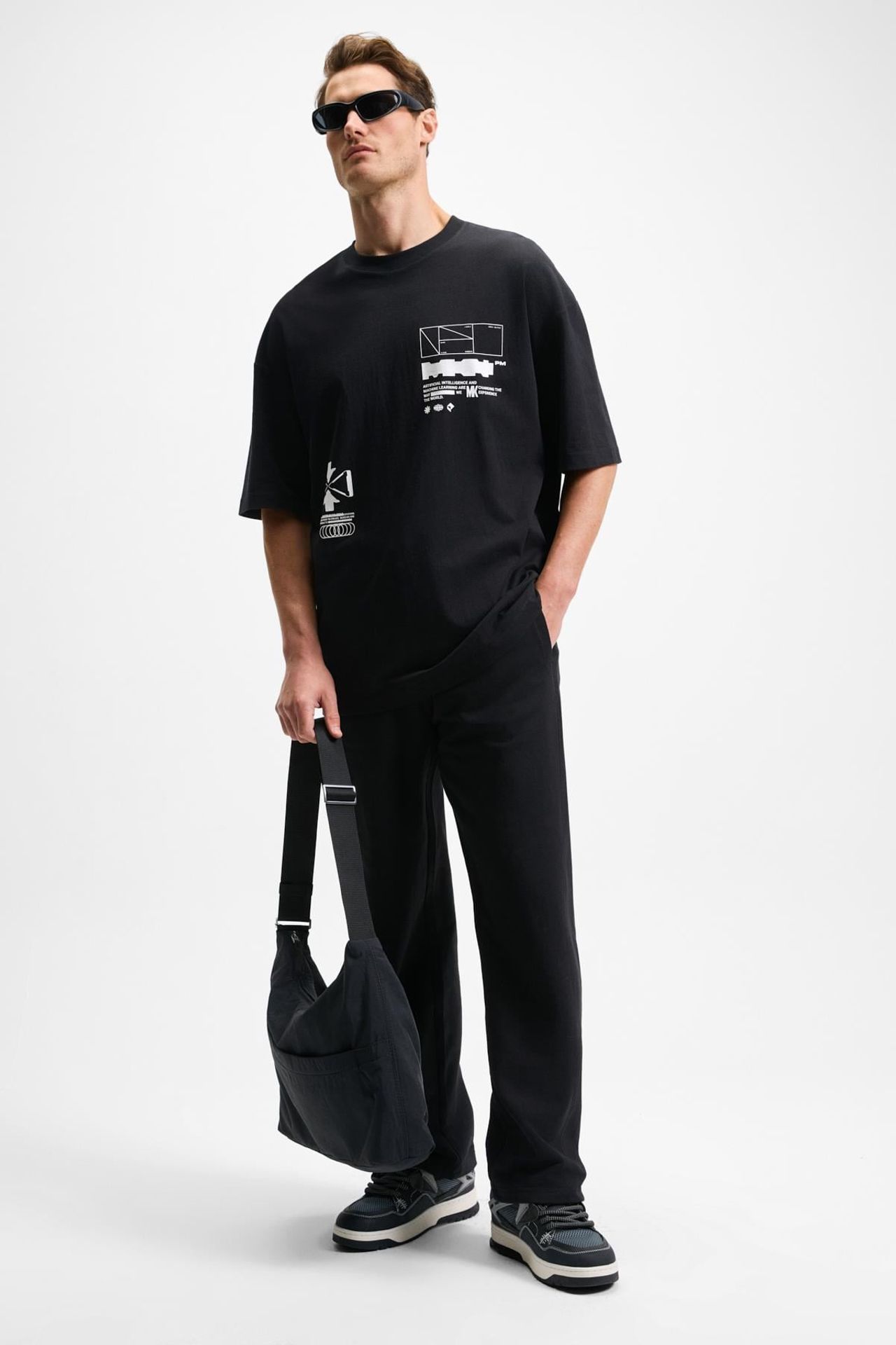 GRIMELANGE Straight Leg Fleece Joggers 2