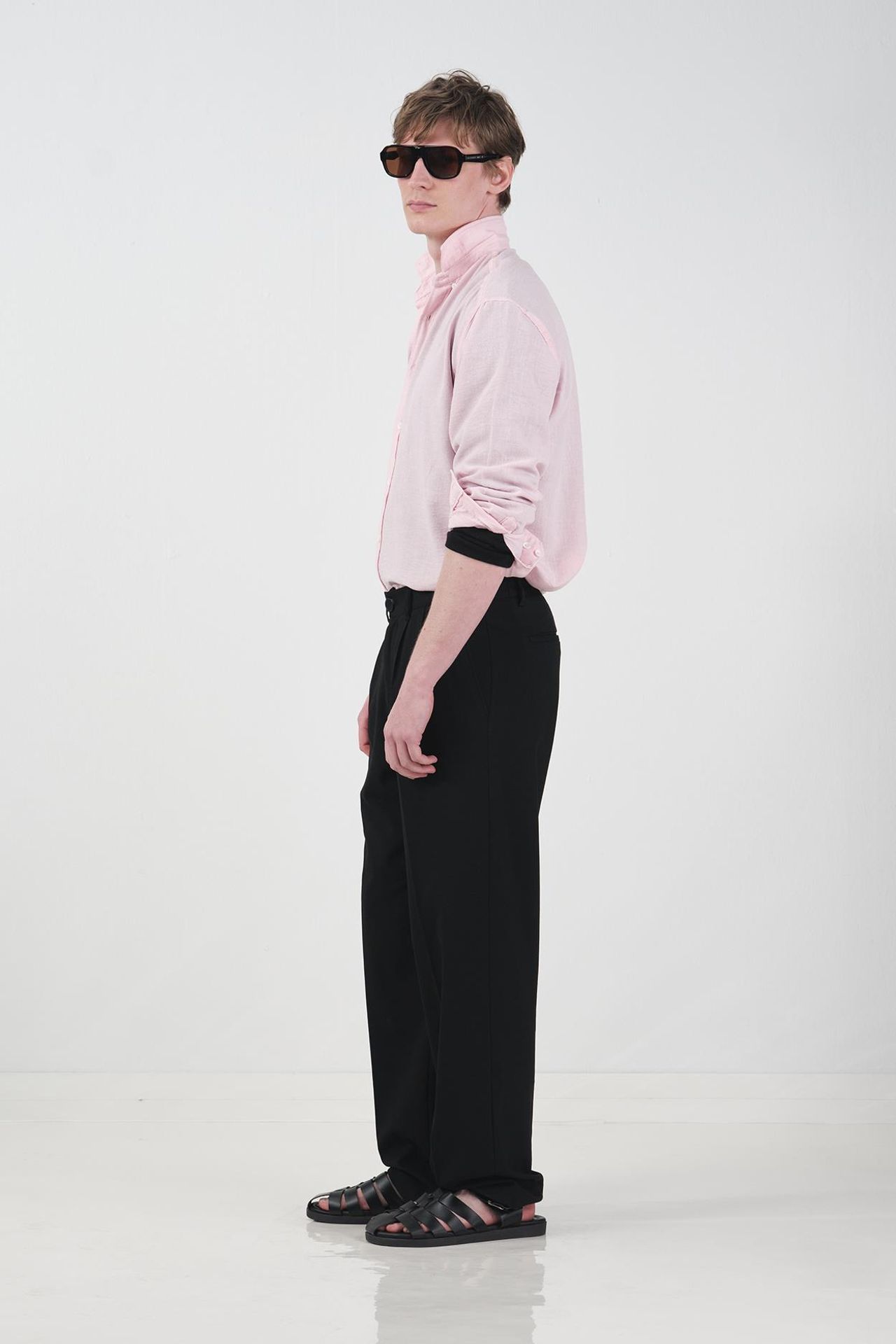 GIESTO Oversized Long Sleeve Button-Up Shirt 3