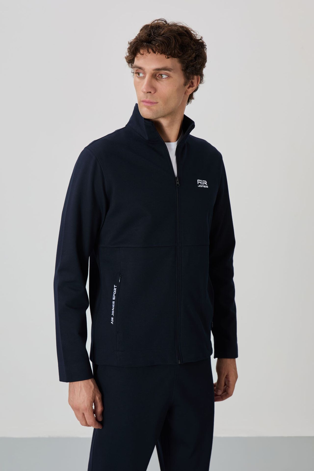 TOMMY Men's Zip-collar Sweatshirt And Pants Set 2