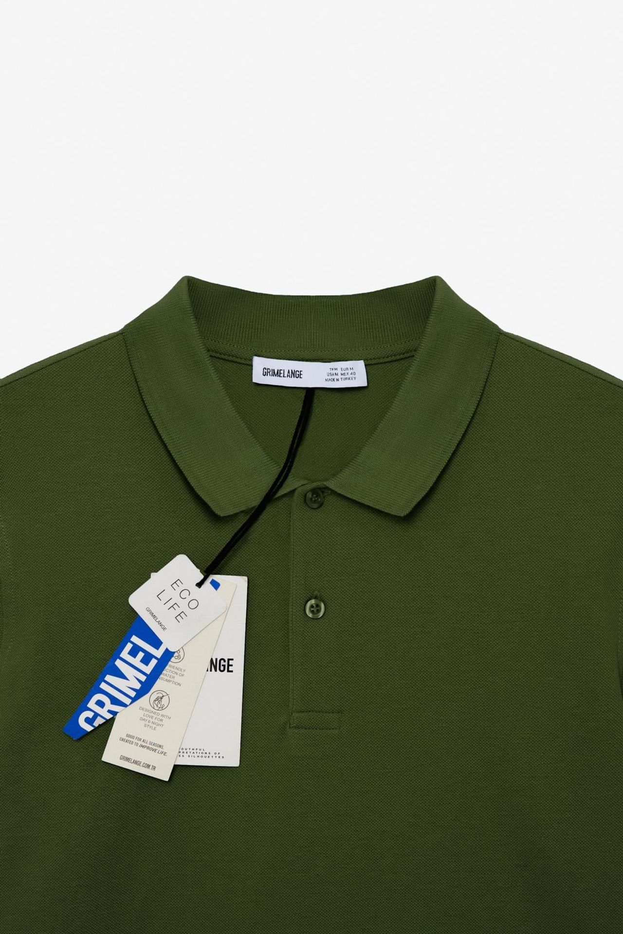 GRIMELANGE Polo Yaka Düğmeli Tişört 2