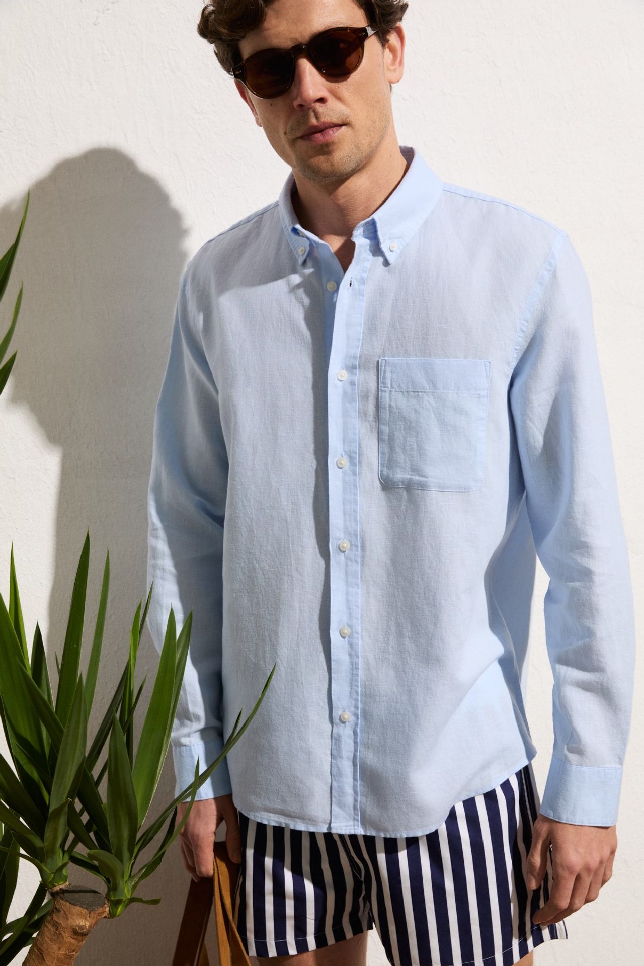 GRIMELANGE Long Sleeve Shirt With Pocket 1
