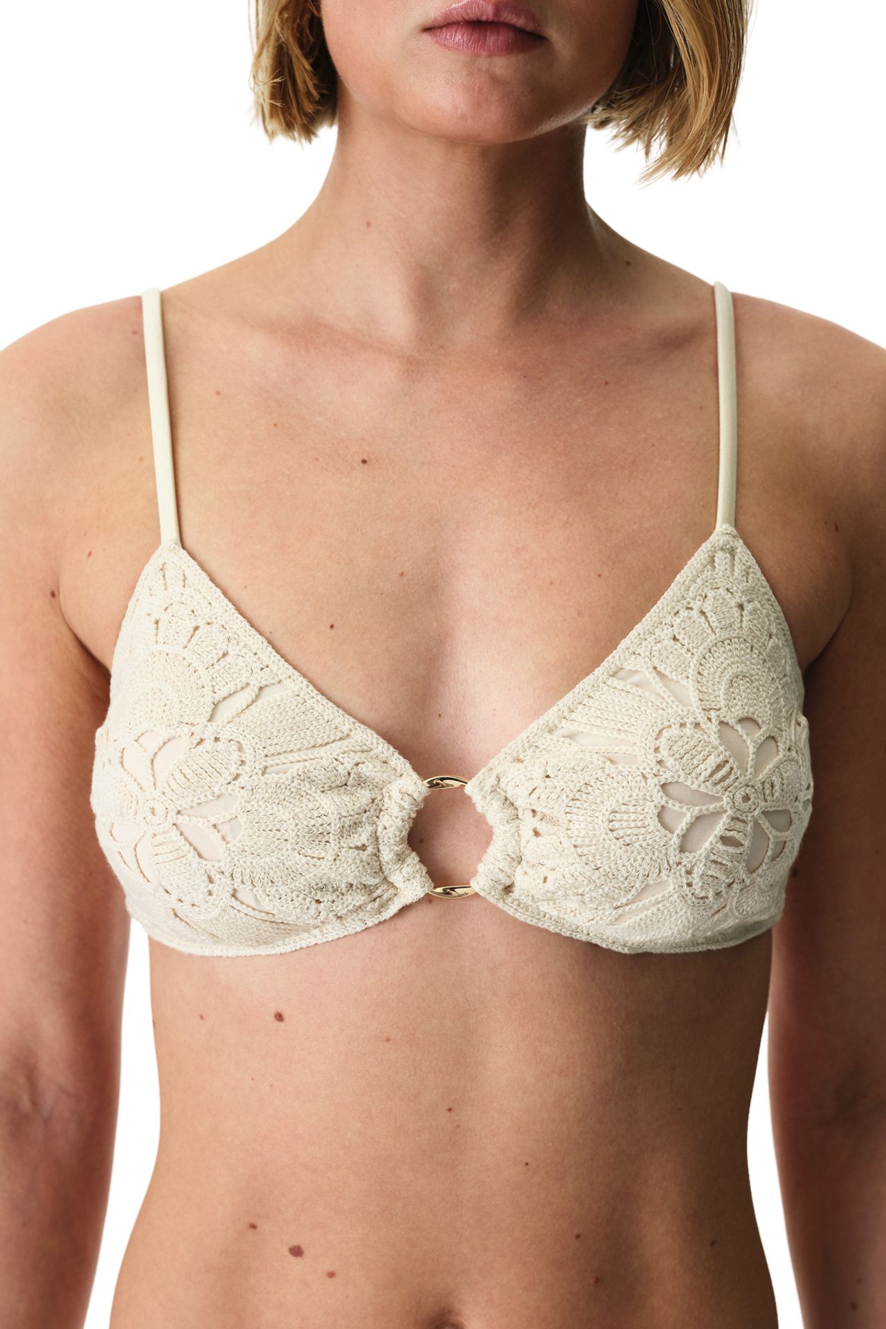 PENTI Rosaldi Crochetta Hot Openwork Pattern Bikini Top 4