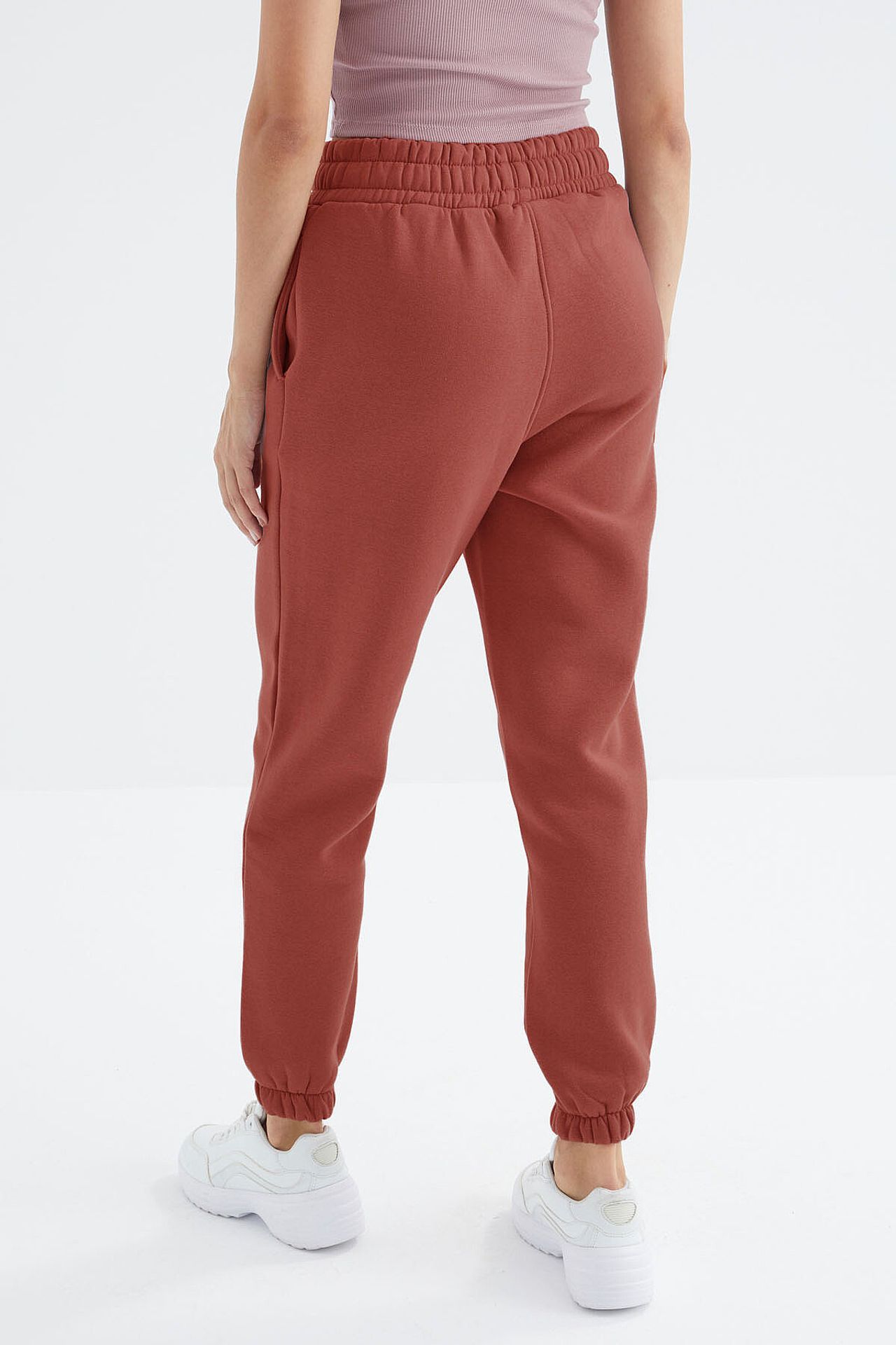 TOMMY Women's High-Waist Fleece Jogger Sweatpants 6