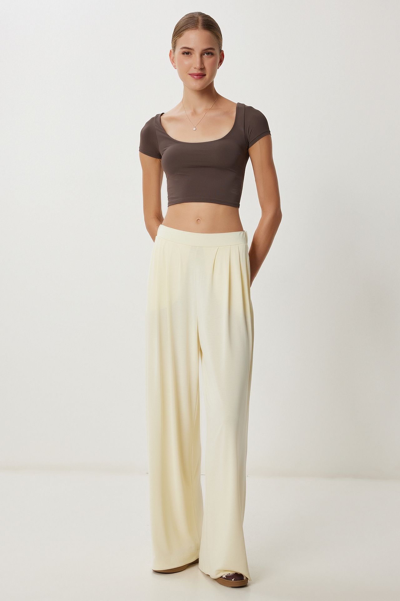 ISTANBUL Wide Leg Pull-On Palazzo Pants 2