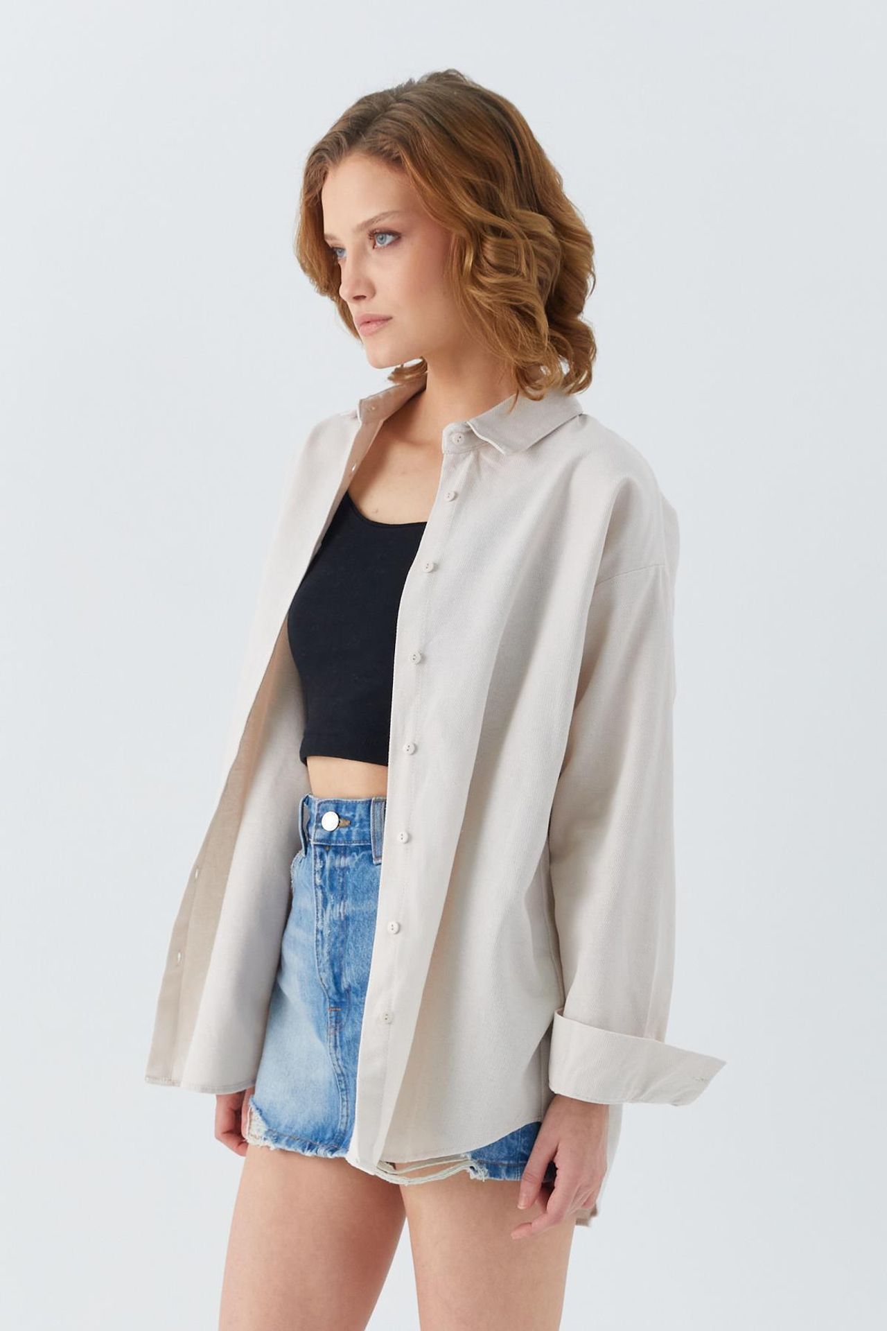 Mixray Oversize Poplin Shirt 3