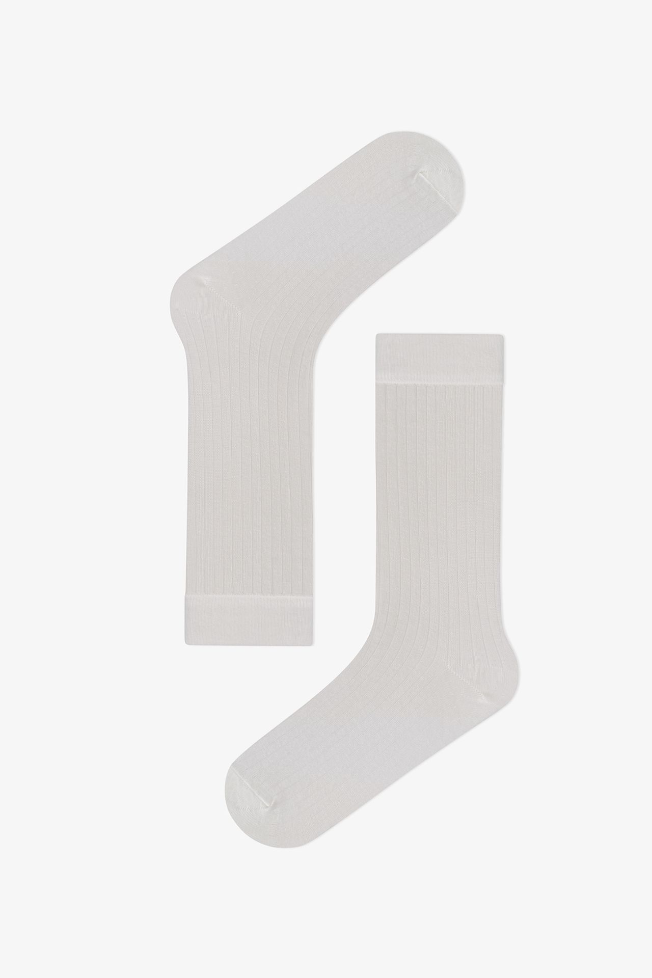 PENTI Retro Lines Striped Pair Crew Socks 4